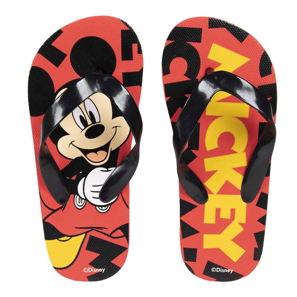 Disney Mickey Maus Kinder Flip Flops Latschen Zehentrenner Gr. 24-29 Zehentrenner