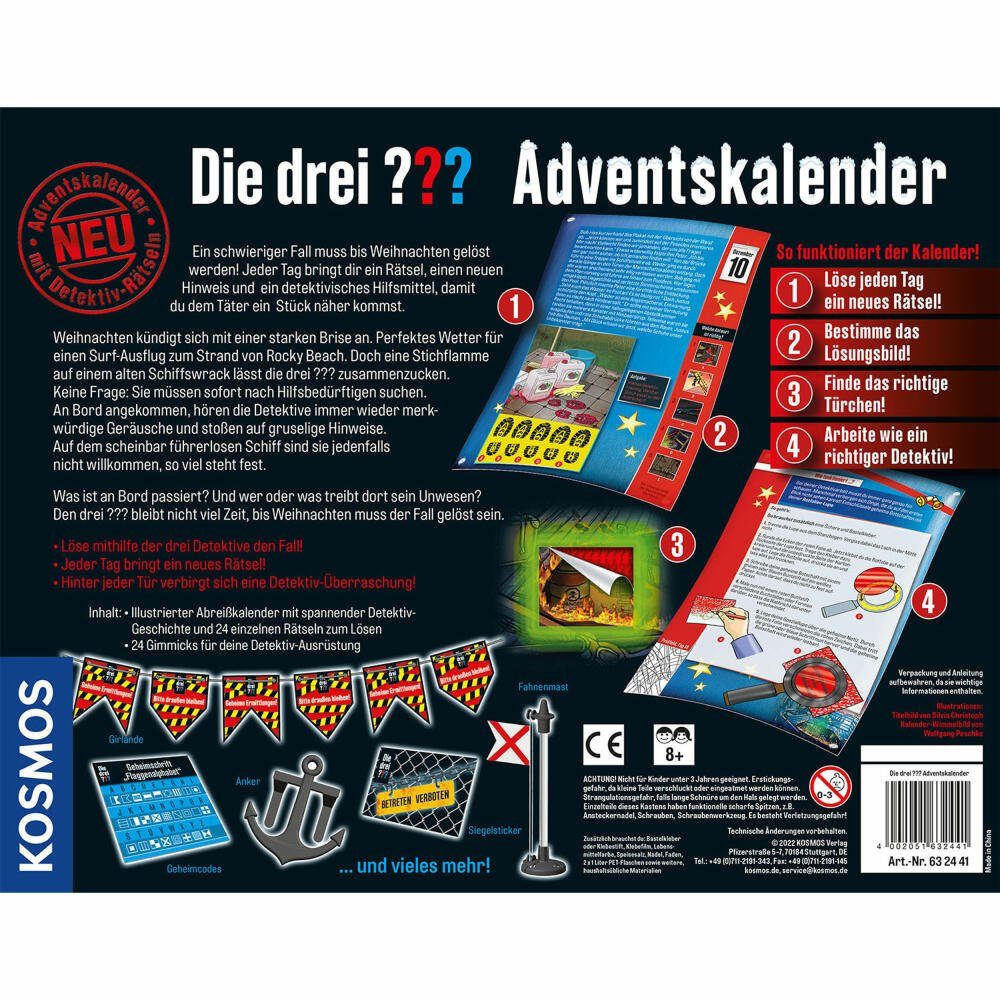 Kosmos Adventskalender Die drei ??? 2022