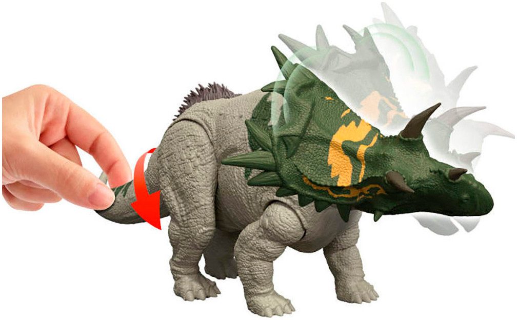 Mattel® Actionfigur Jurassic World, Rebirth, Wild Roar, Dino Sortiment mit Geräuschen, (1-tlg), Lieferung erfolgt sortiert, Abbildungen dienen als Beispiele