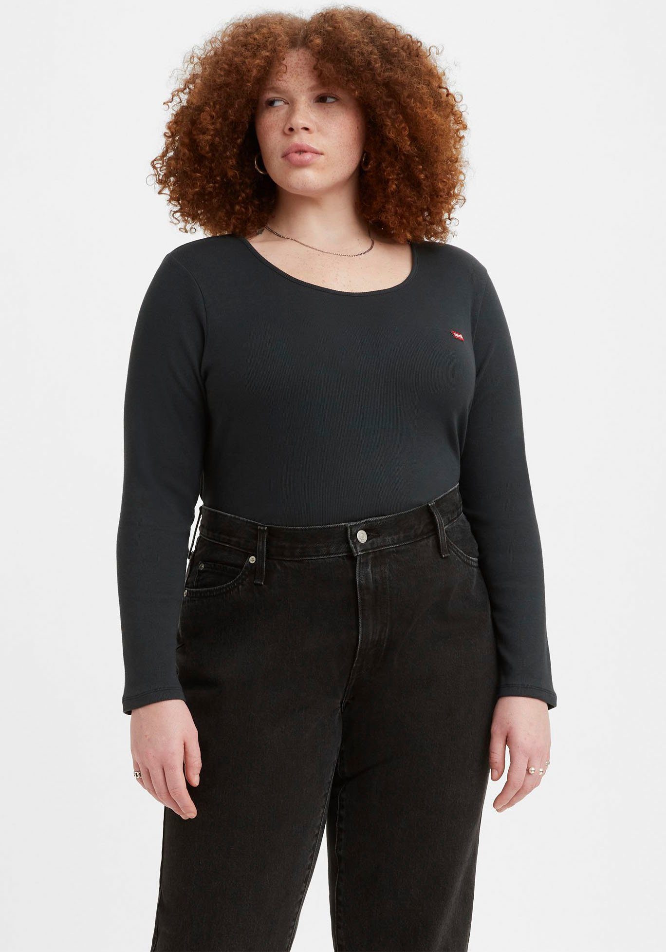 Levi's® Plus Langarmshirt HONEY LS BLACKS