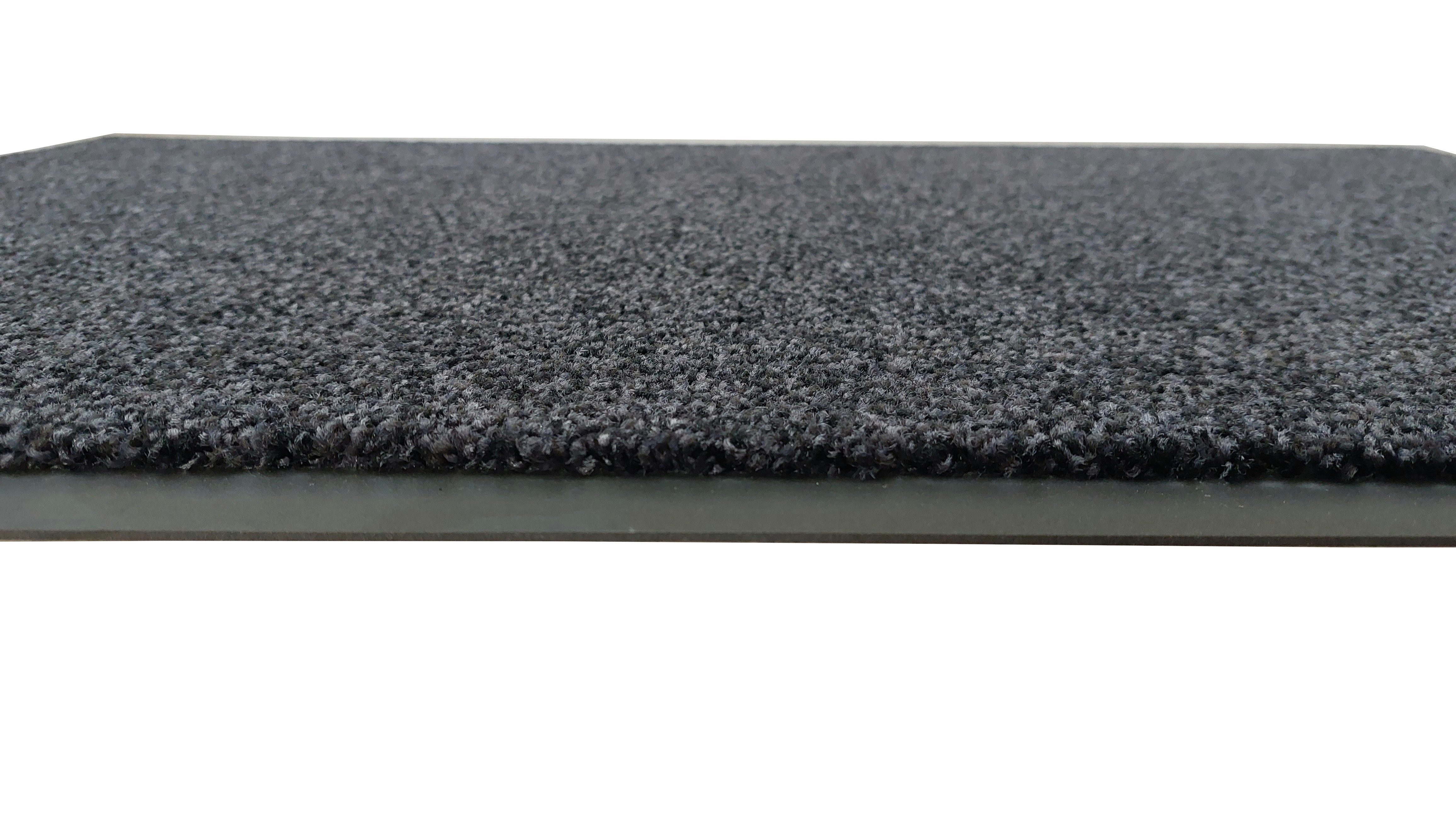 oKu-Tex Fußmatte PROFI, Schmutzfangmatte für private und gewerbliche Nutzung, rechteckig, Höhe: 8 mm, Türvorleger, rutschfest & langlebig, meliertes Design