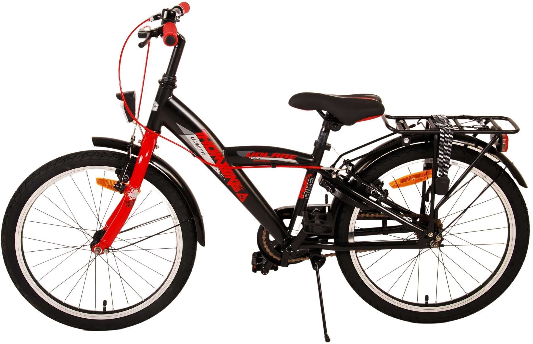 Zoll Zoll Fahrrad TPFSports Kinderrad mit Sicherheitsgriffe), Schaltung ohne Fahrrad Rot Handbremsen, Jugend - 1 - - 20 Kinderfahrrad Thombike Gang, (Jungsfahrrad Kinderfahrrad 20 Jugend Volare Kinder - - 2 Jungen