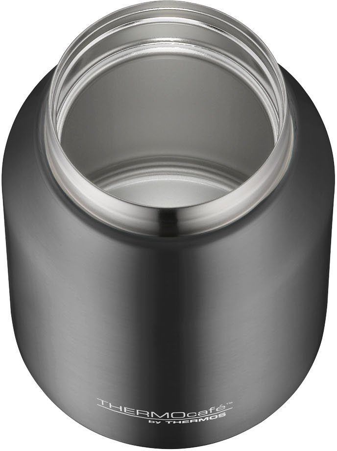 Stone grey THERMOS (1-tlg), Thermobehälter 0,5 Liter ThermoCafé, Edelstahl,