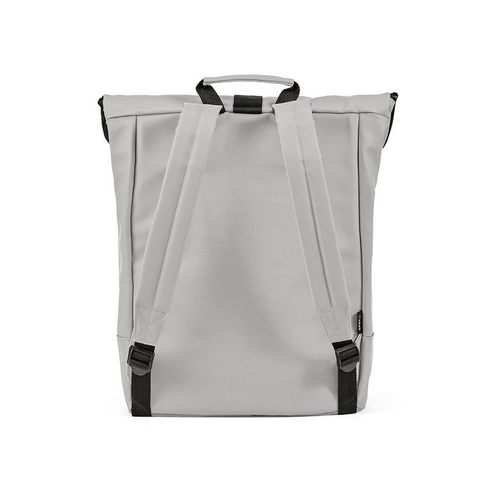 CABBEL Rucksack Rucksack 24L Laptop 17 Zoll nachhaltig rPET 0,53 kg leicht robust (Rucksack, 1-tlg., Einzelartikel), Hellgrau, recyceltes Polyester, 59% rPET, 24 Liter, 30x38x10 cm, 0,53