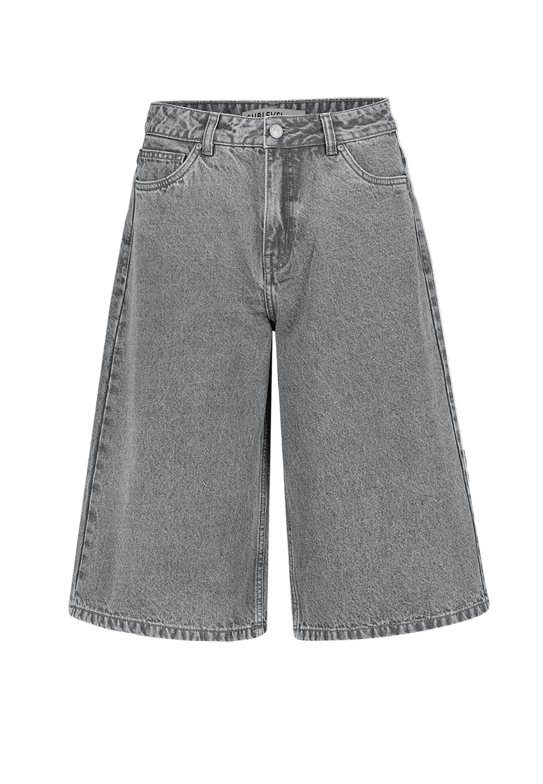 SUBLEVEL Jeansshorts Weites Bein mit lockerer günstig online kaufen