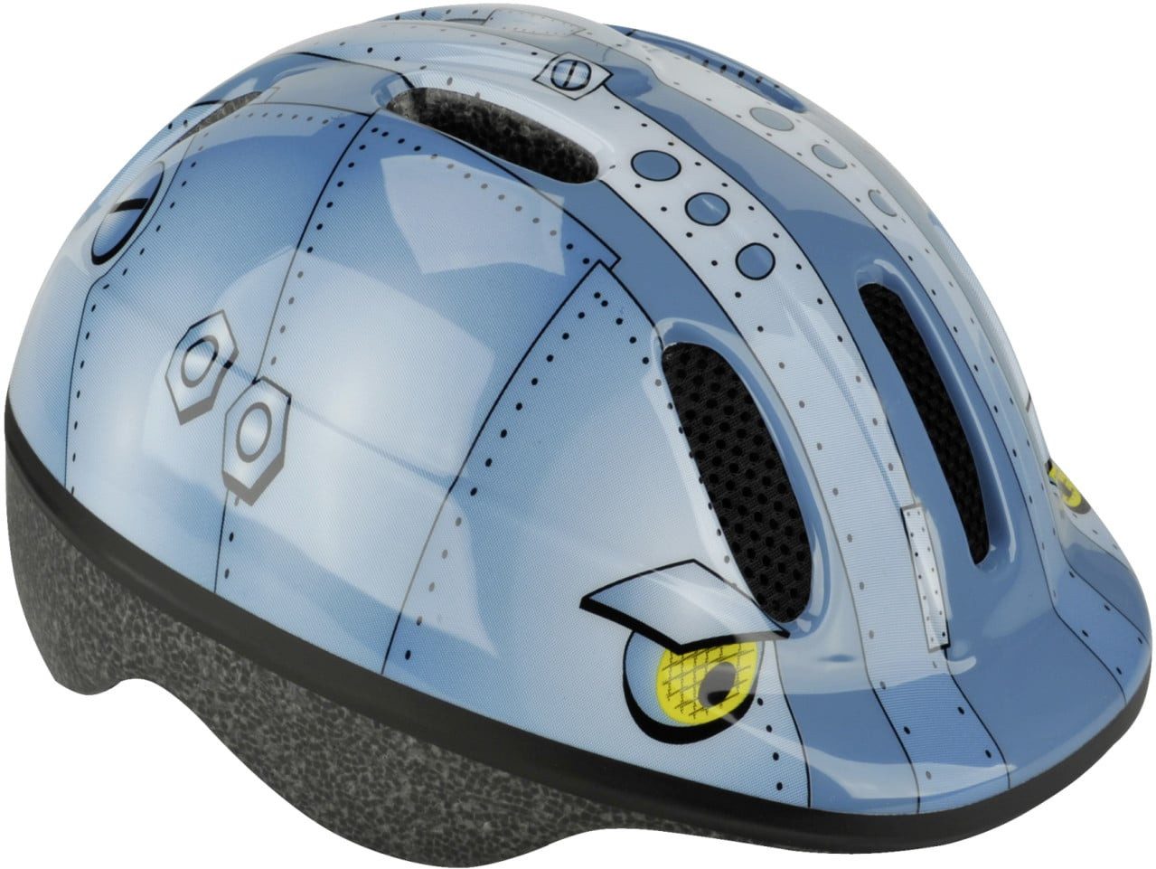 Kinderfahrradhelm Fischer Fahrradhelm Kinder Robo Uni S/M blau