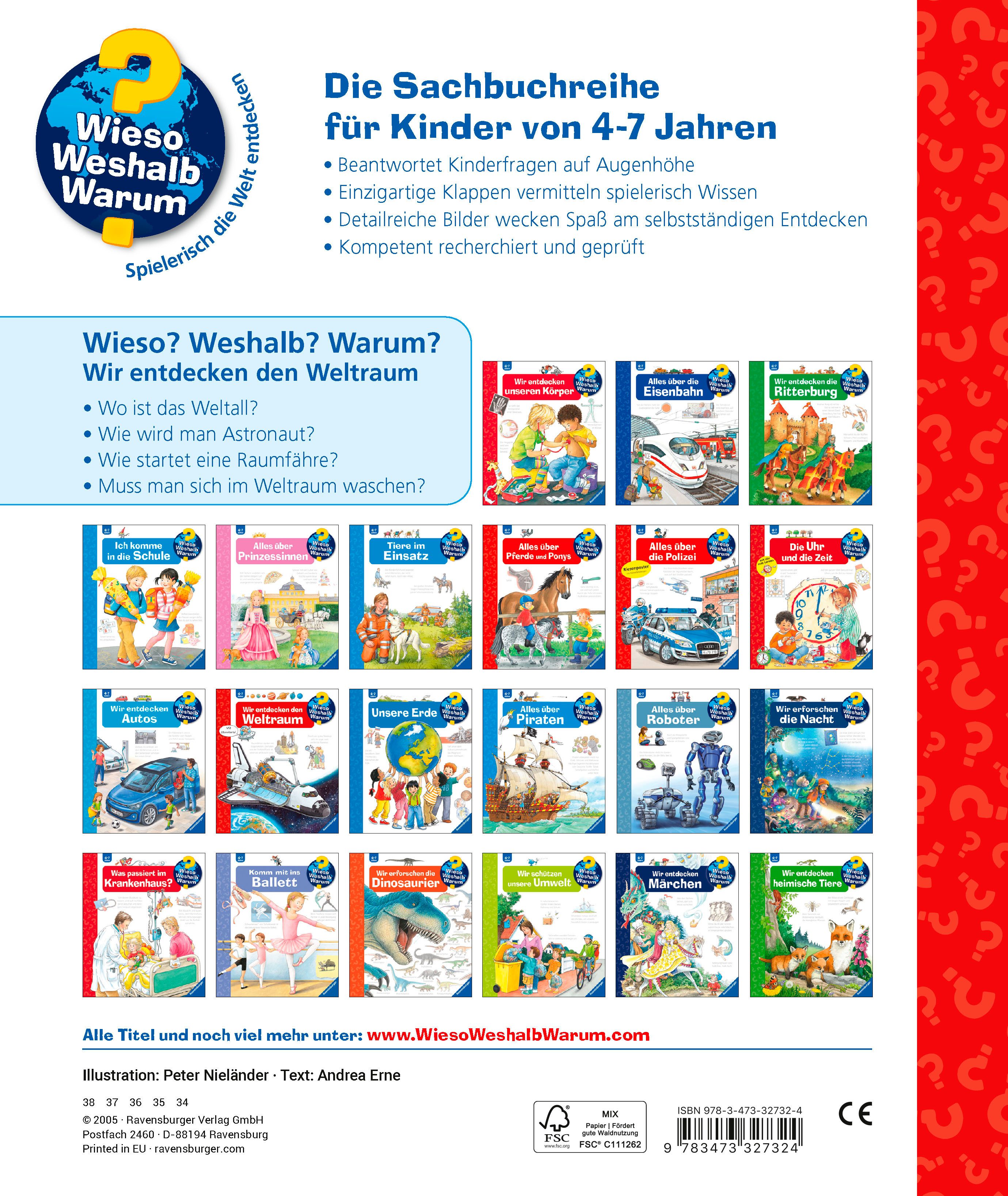 Ravensburger Kinderbuch Wieso? Weshalb? Warum?, Band 32 Wir entdecken den Weltraum