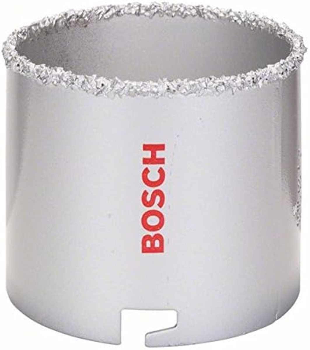 BOSCH Bohrer- und Bitset Bosch hartmetallbestreute Lochsäge (103 mm) für Stein und Fliesen