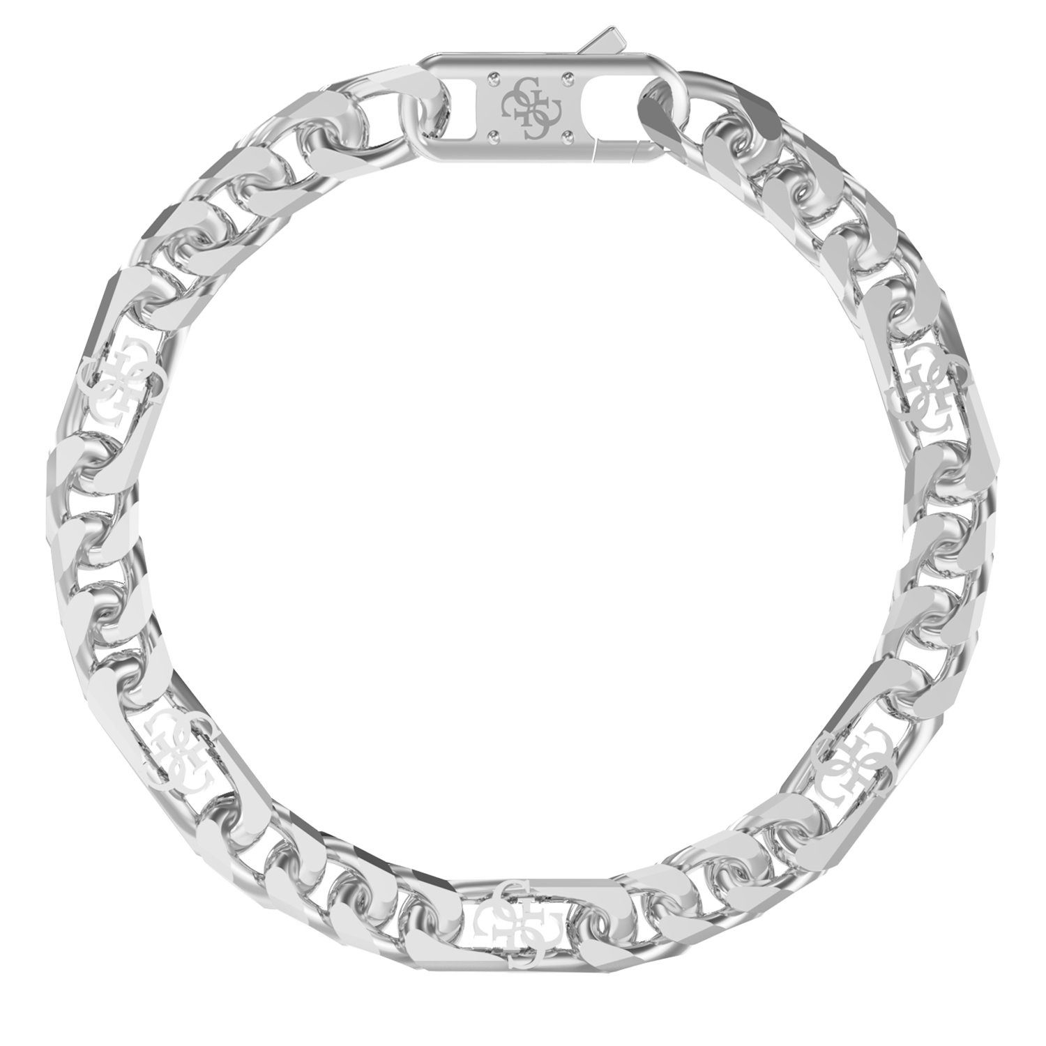 Guess Gliederarmband Armband - Stahl - Silber - Herren