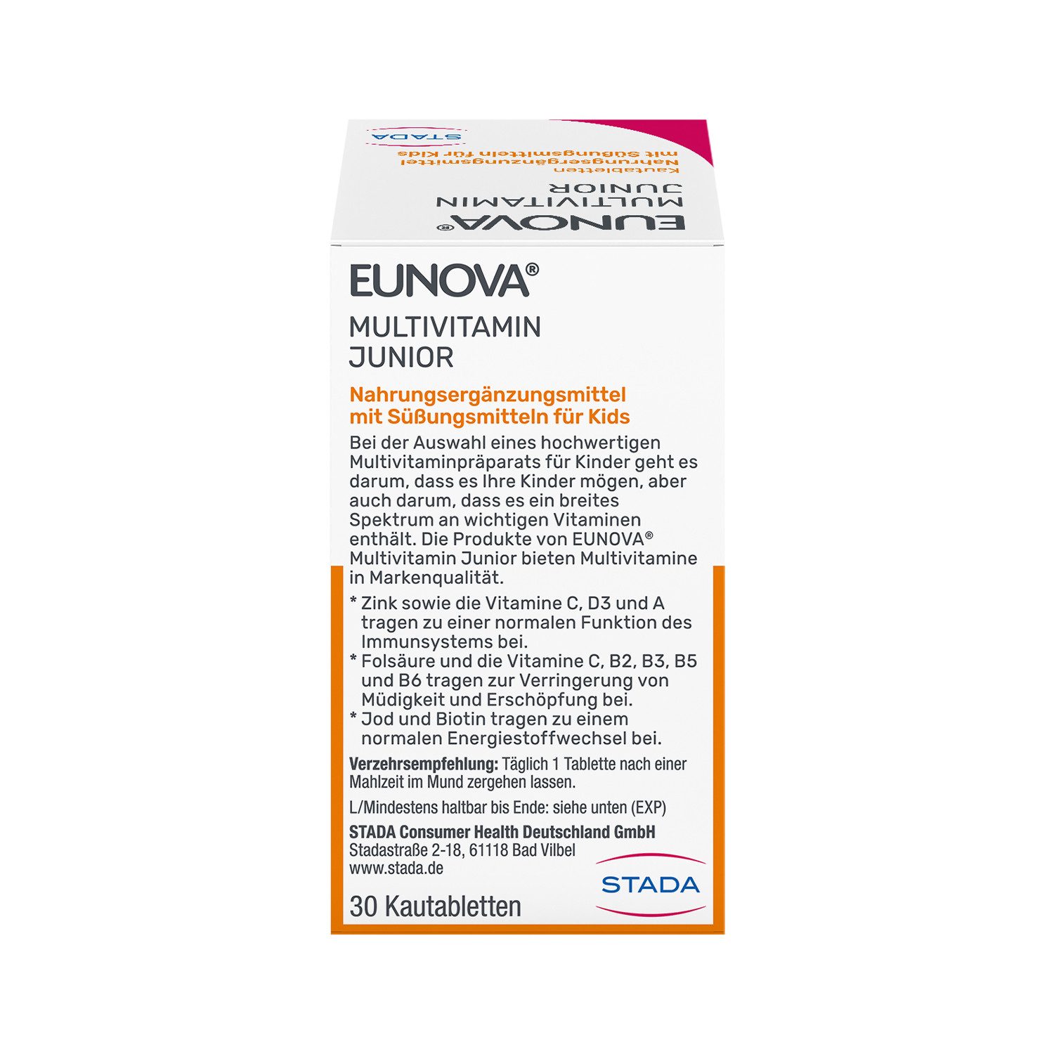 EUNOVA® Junior (Orangengeschmack) Kautabletten, 33.9 g 0.0 ml