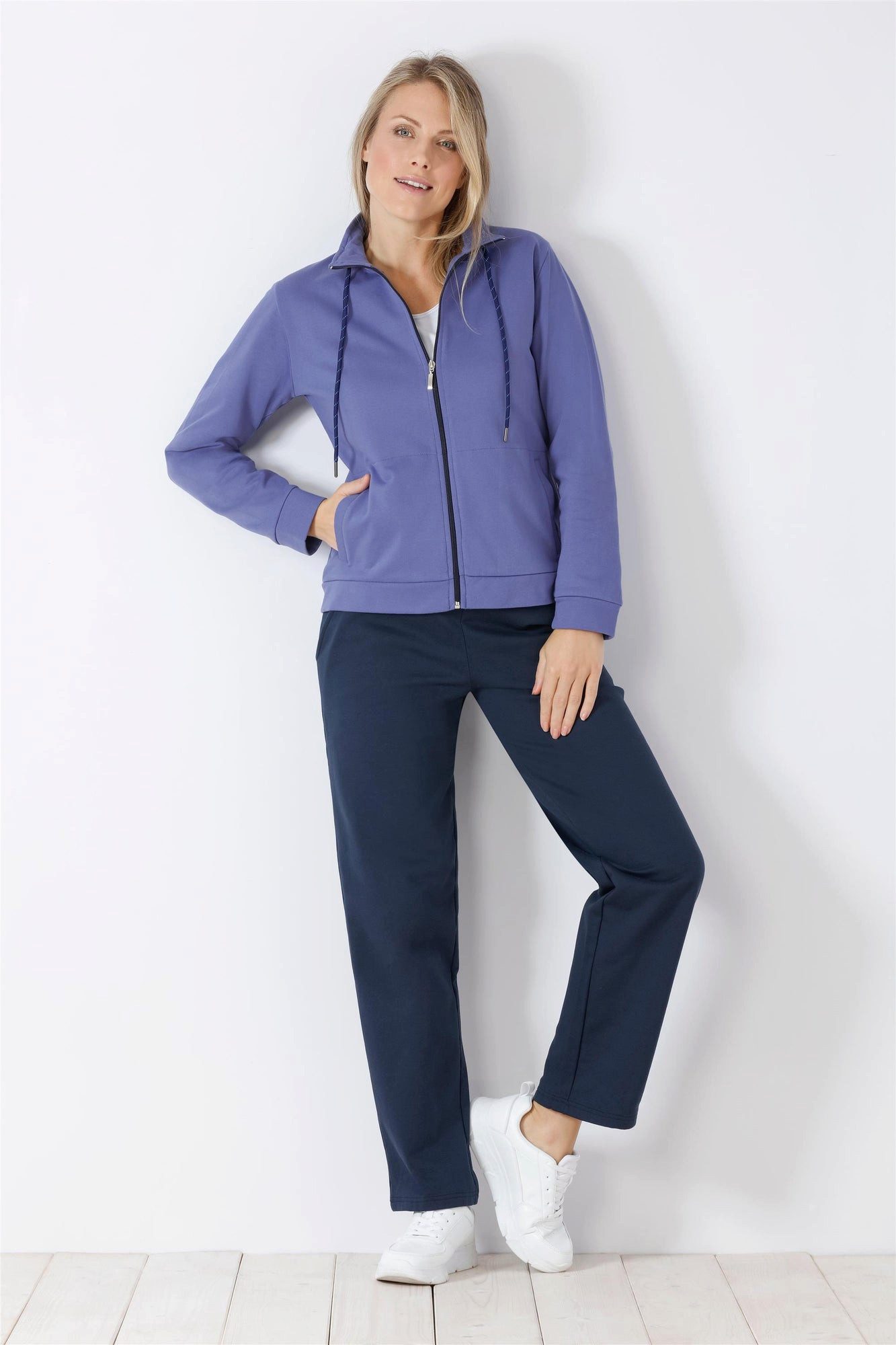 Hajo Hausanzug Damen Homewear Hausanzug Soft Sweat innen angeraut