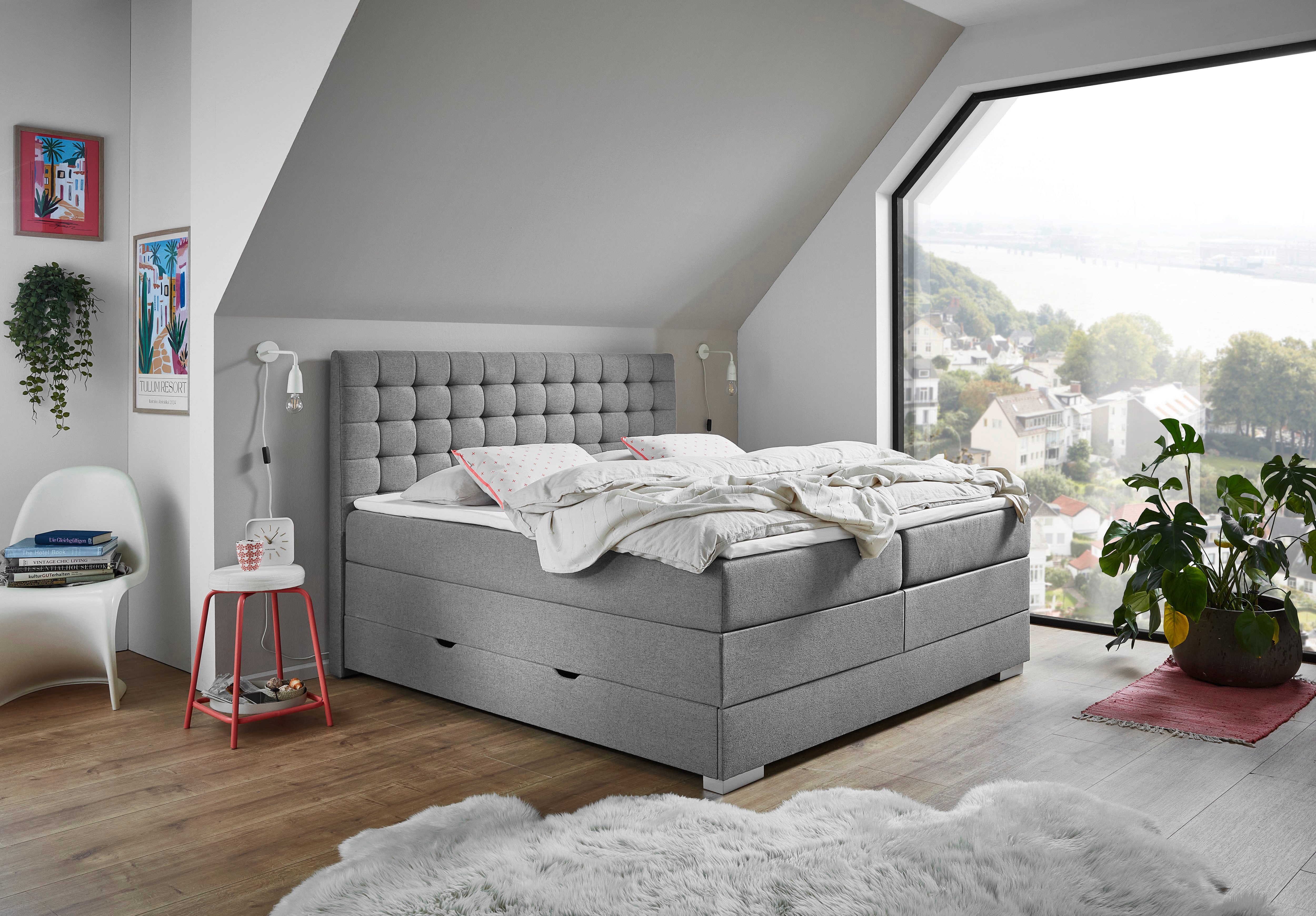 INOSIGN Boxbett Keeva inkl. Bettkasten, erhältlich in der Breite 180x200cm