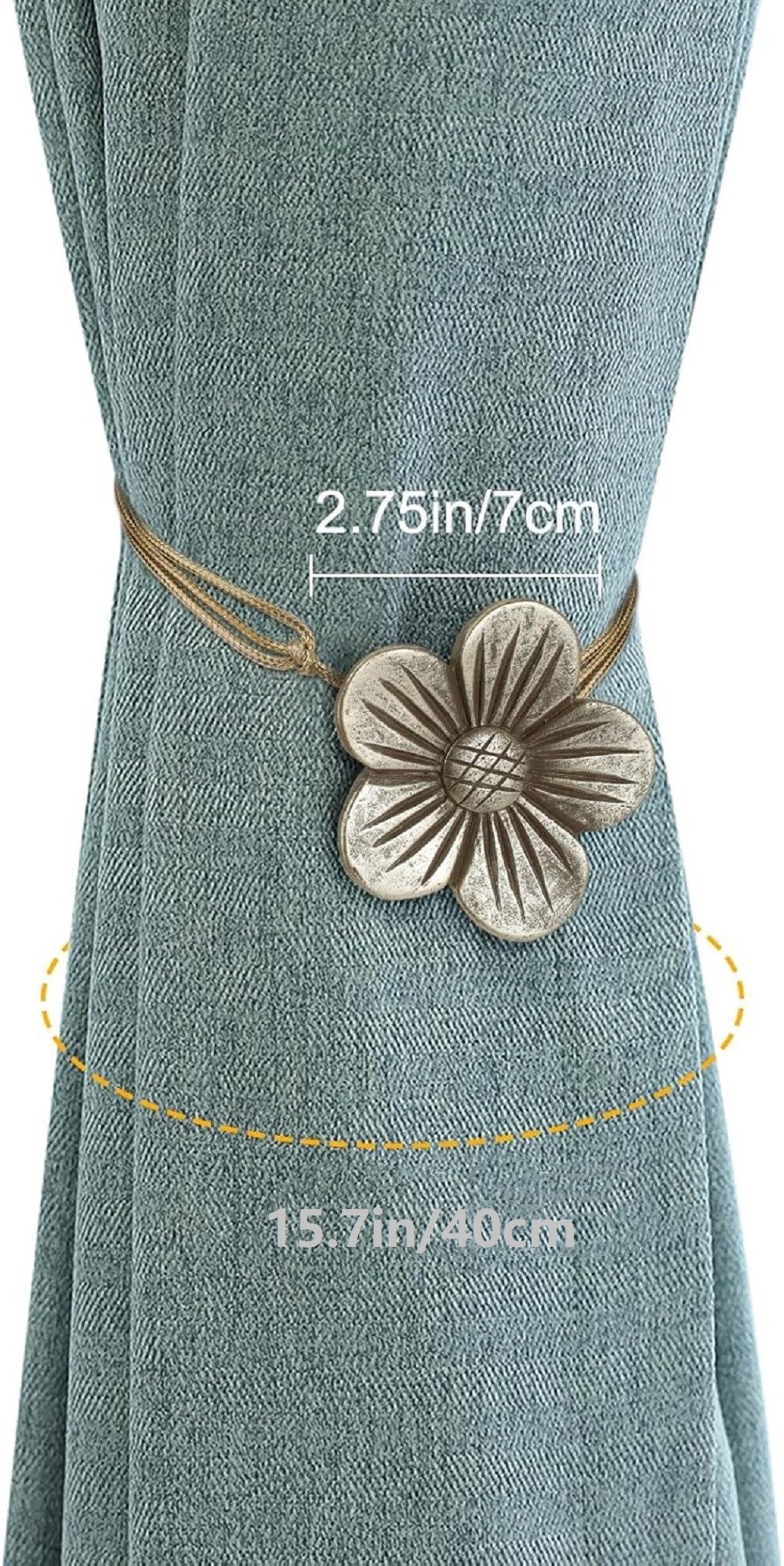 BYSURE Raffhalter, (2-tlg), Vintage Magnetischer Vorhang Raffhalter, 1 Paar günstig online kaufen