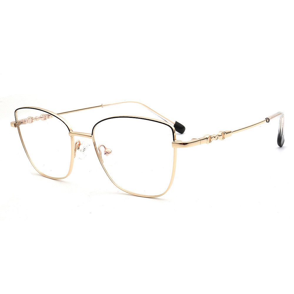 PACIEA Lesebrille Mode Metalll Vollrand Anti Blaulicht Damen