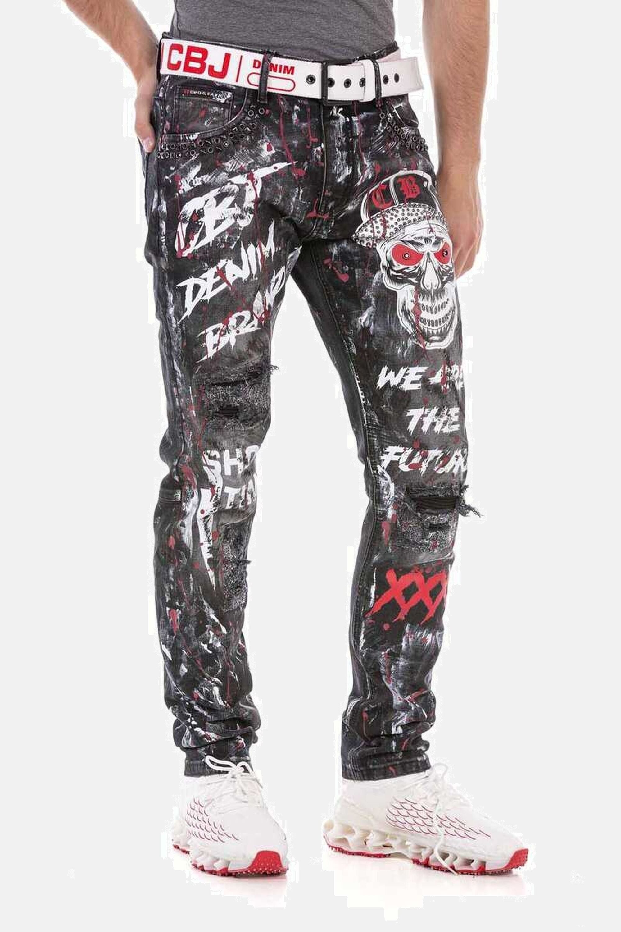 Cipo & Baxx 5-Pocket-Jeans Jeans im lässigen Streetstyle, CD700