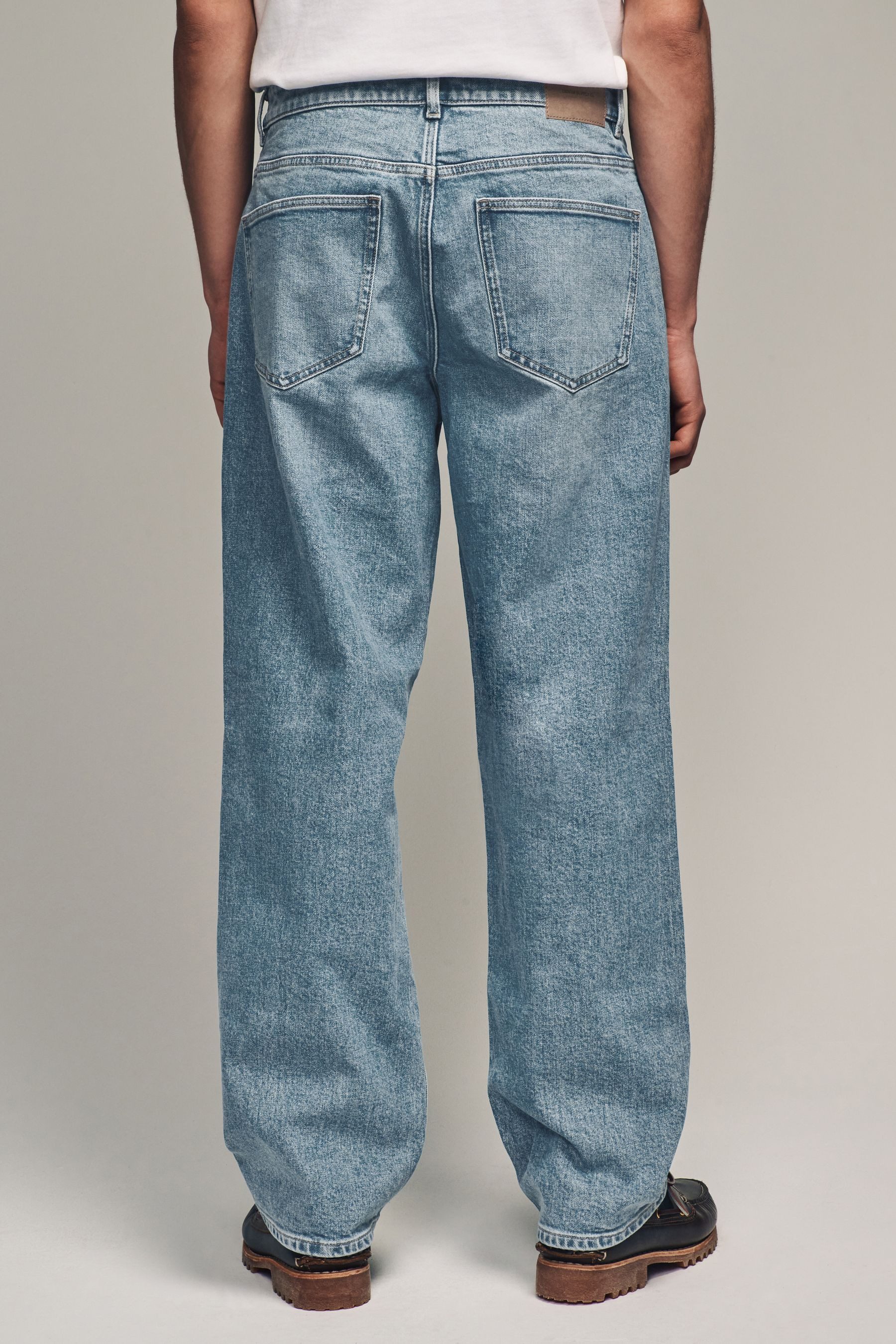 Next Relax-fit-Jeans Authentische Relaxed Fit Stretch-Jeans günstig online kaufen