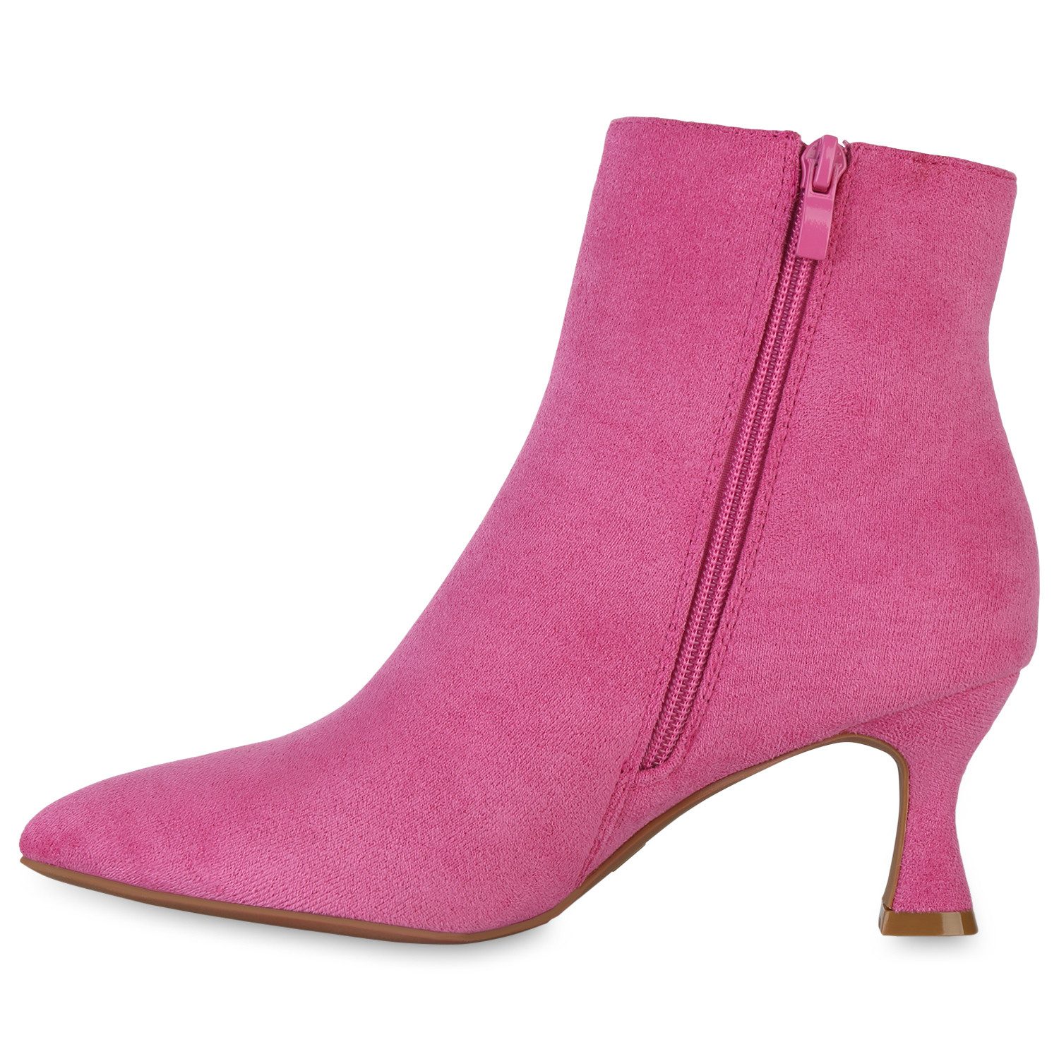 VAN HILL 840599 Stiefelette Damen Klassische Stiefeletten Stiletto Spitze B günstig online kaufen