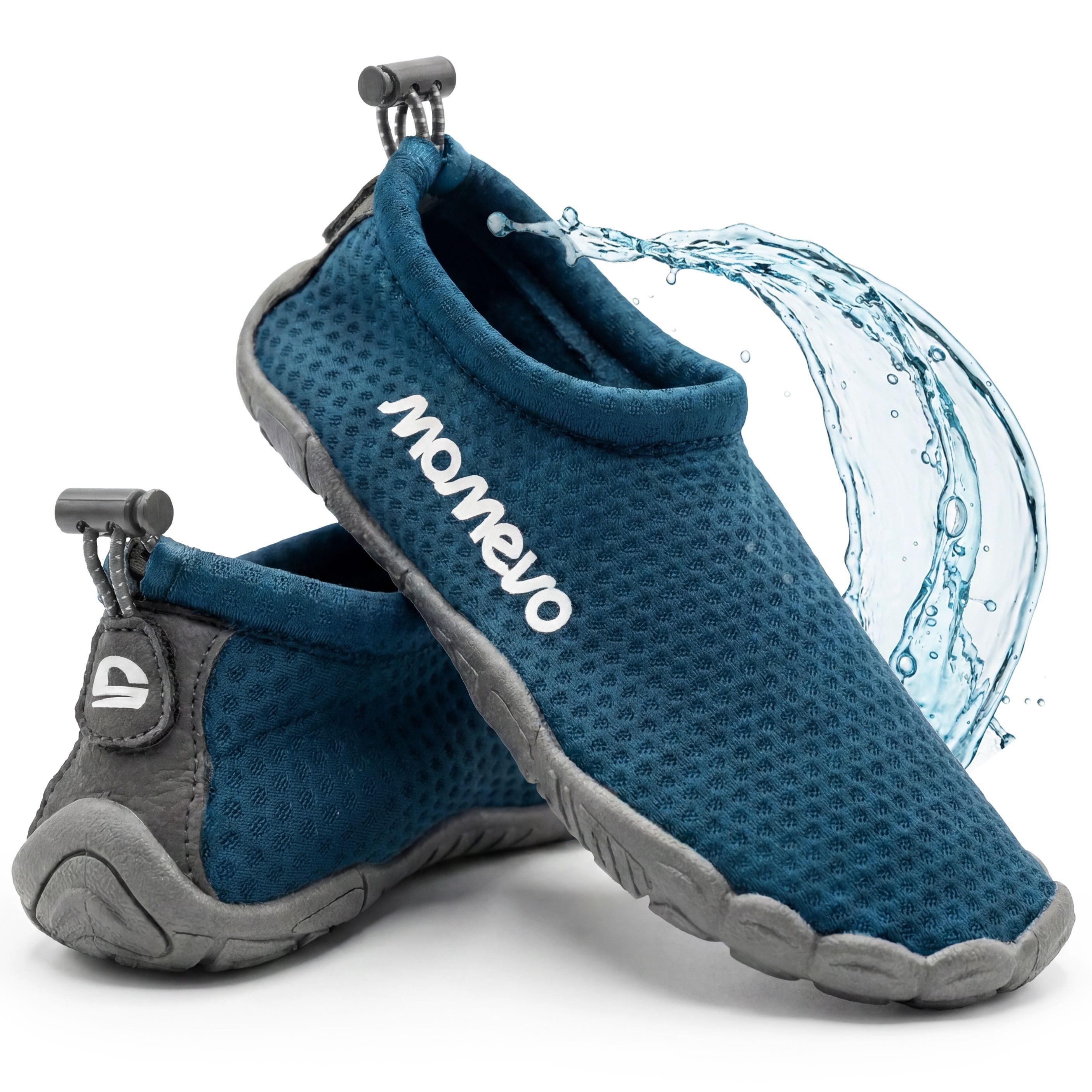 Momevo WaterMates Badeschuhe Damen & Herren – Aquaschuhe rutschfest Badeschuh