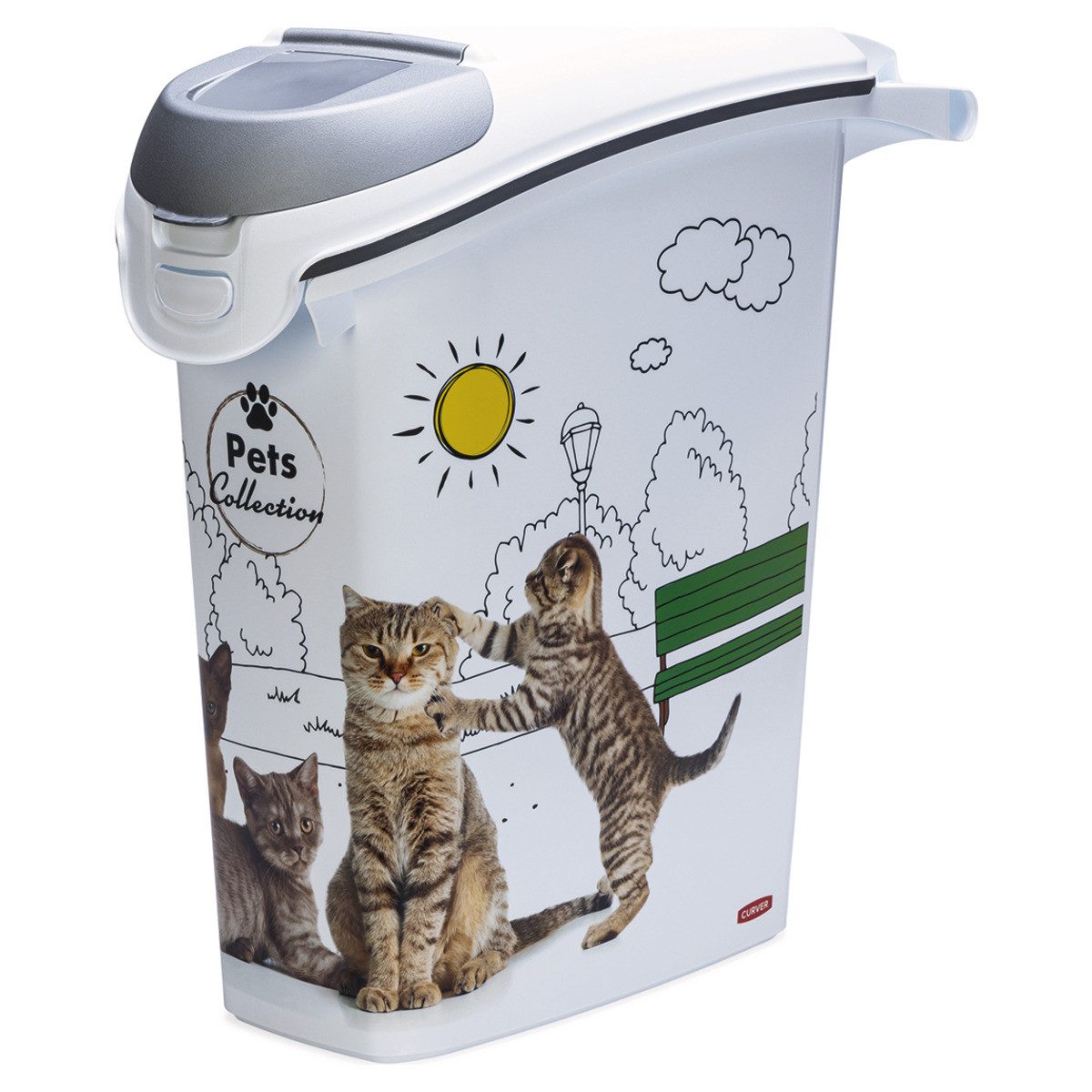 Curver Futterbehälter Katzenfutter Container weiß günstig online kaufen