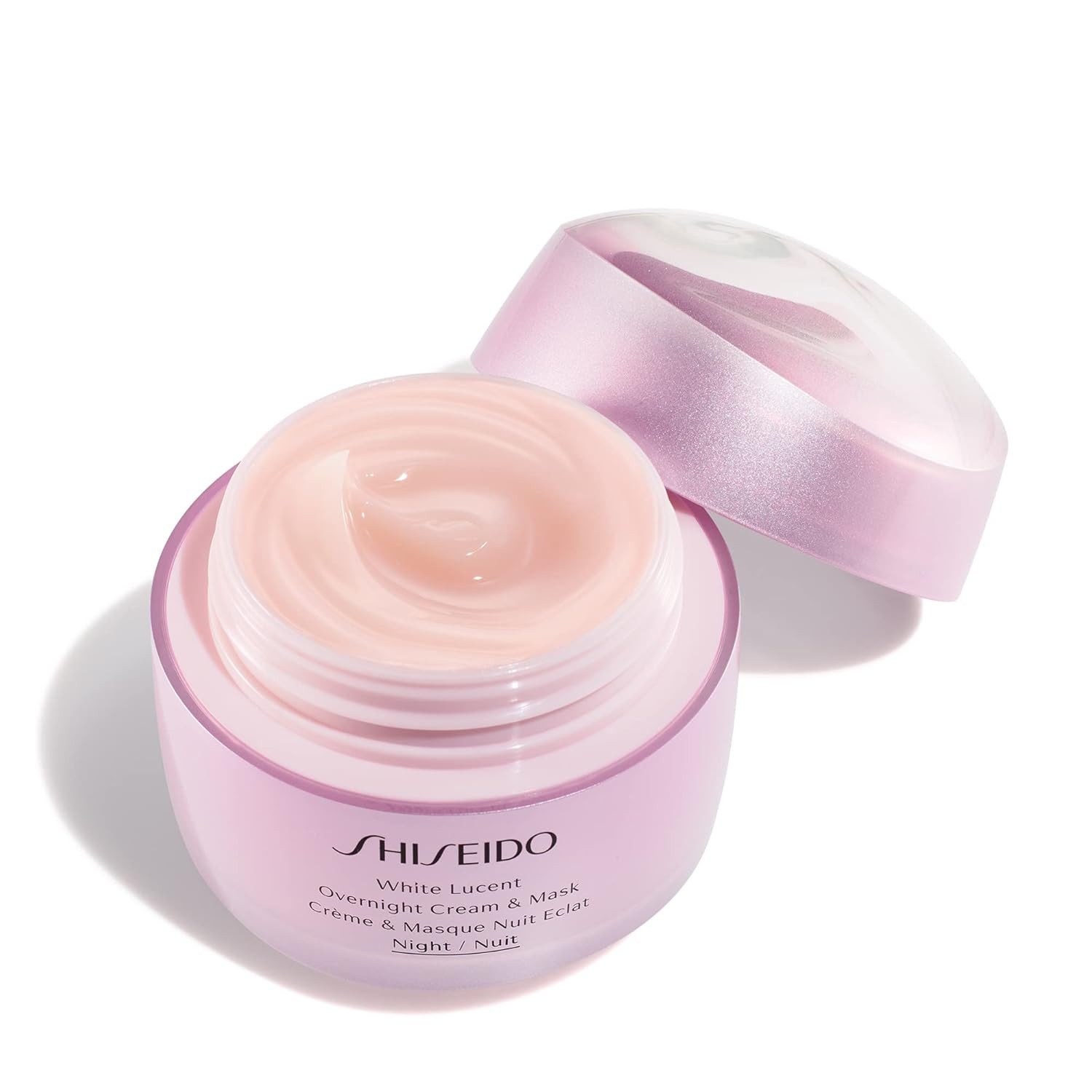 SHISEIDO Tagescreme White Lucent Overnight Cream & Mask – Nachtpflege und Maske in einem – 75 ml, Regenerierende Nachtpflege - ReNeura Technology