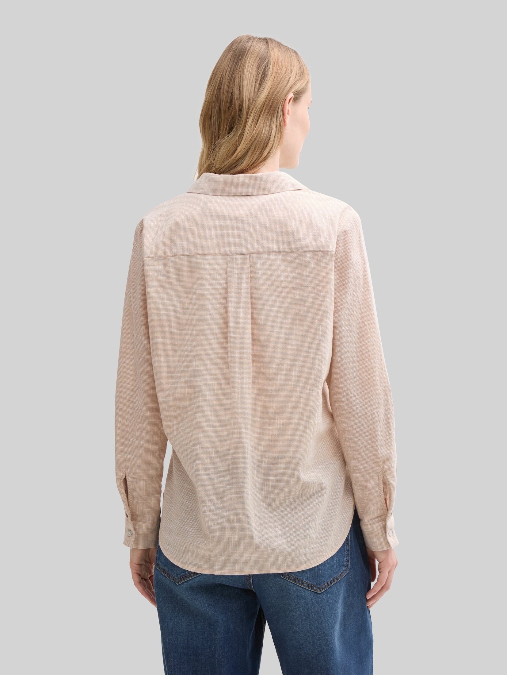 TOM TAILOR Langarmbluse Blusen & Shirts Bluse mit Brusttaschen