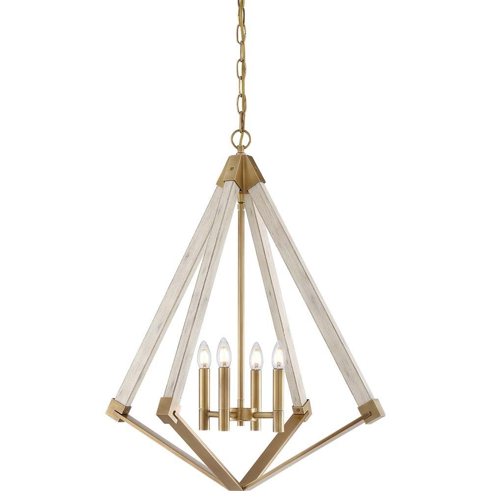Elstead LIGHTING Kronleuchter, Leuchtmittel nicht inklusive, Kronleuchter Hängeleuchte Diamant-Silhouette D 61 cm Messington