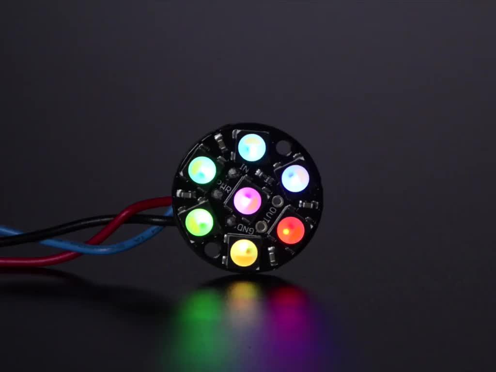 LED-Streifen Adafruit NeoPixel Jewel - 7 x 5050 RGBW LED mit integrierten Treibern