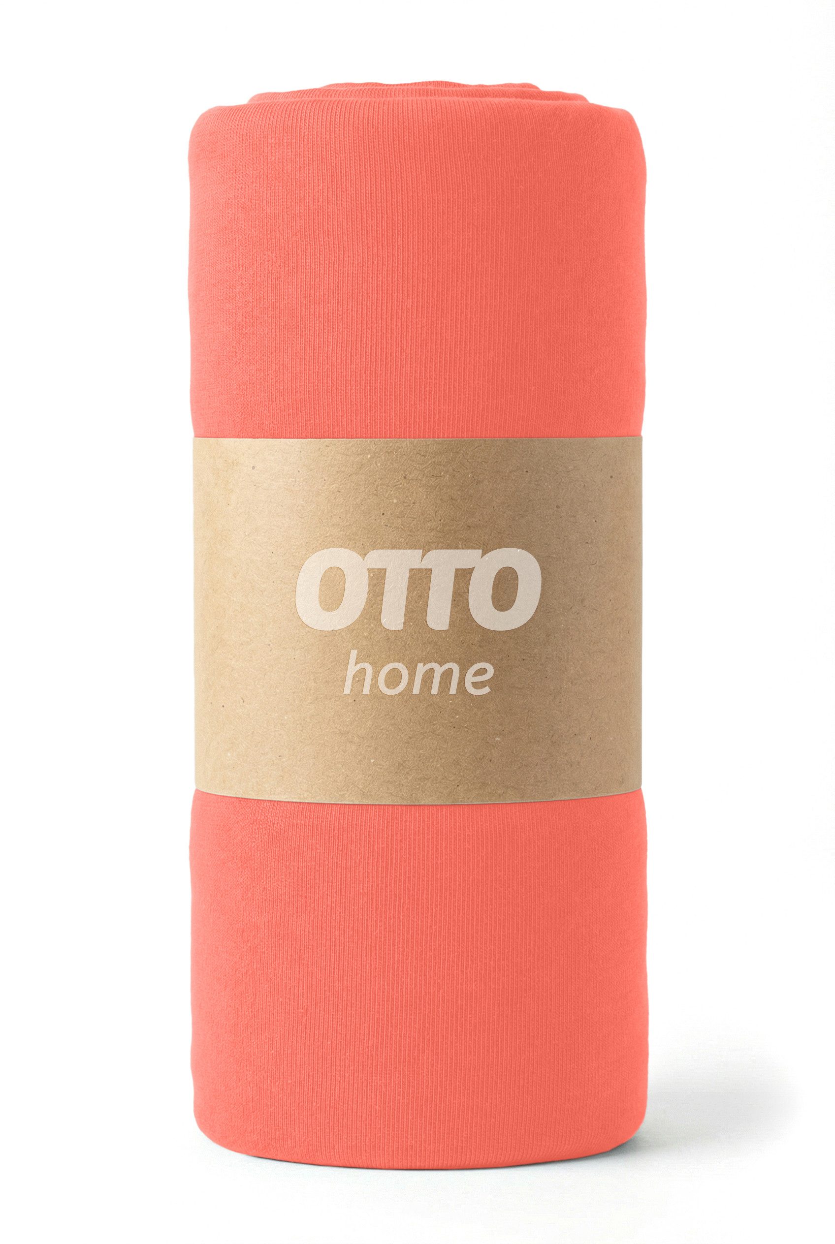 OTTO home Spannbettlaken BLACKBERRY 100% Baumwolle, Jersey, Gummizug: rundum, (1 Stück), für hohe Matratzen bis 28 cm, Bettlaken, Spannbetttuch, pflegeleicht