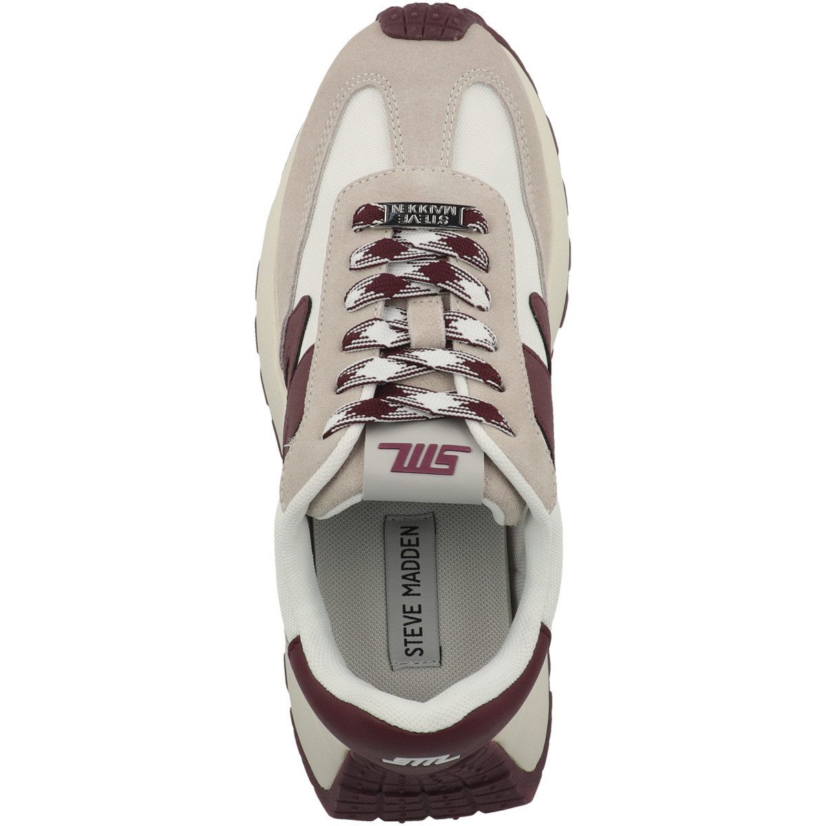STEVE MADDEN Supercampo Damen Sneaker Turnschuhe, Sportschuhe, Freizeitschuhe, Halbschuhe, Schnürschuhe