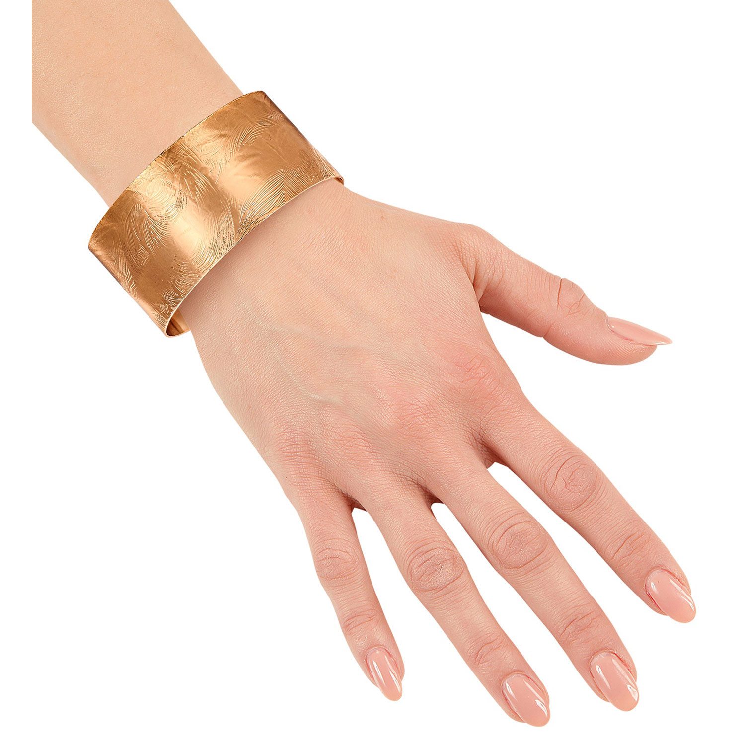 Widmann S.r.l. Kostüm 1 Armband zum Römerin Kostüm, Gold - Verschiedene