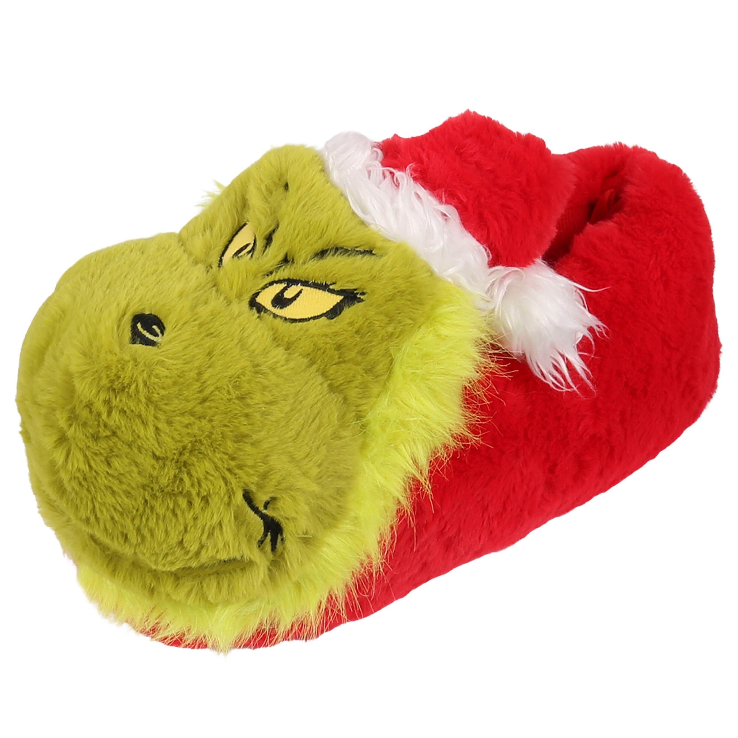 Sarcia.eu Grinch Herren Hausschuhe, grüne 3D Hausschuhe 46-47 EU / 12-13 UK Hausschuh