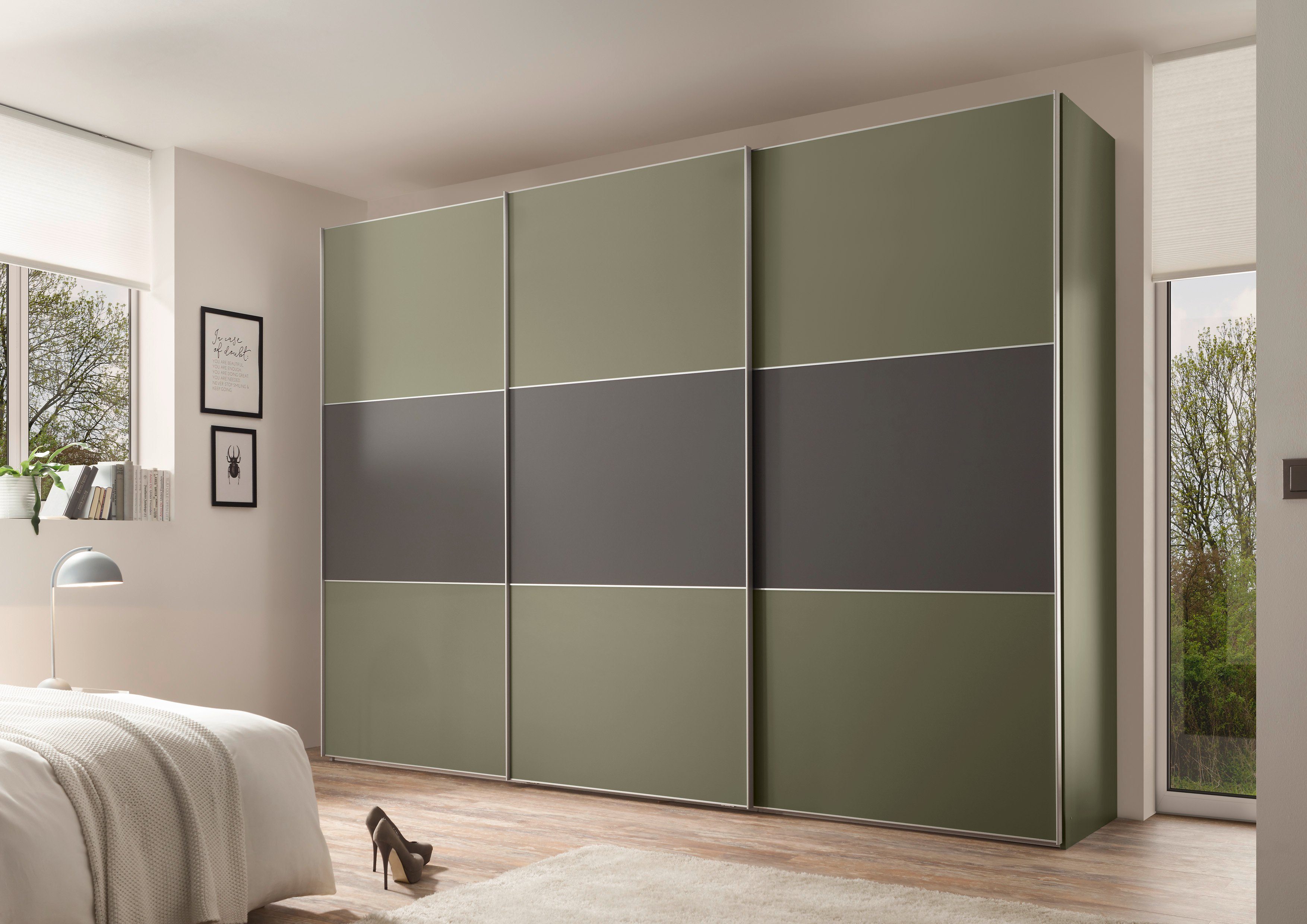 STAUD Schwebetürenschrank Includo, Made in Germany Mit vier verschiedenen Ausstattungsvarianten