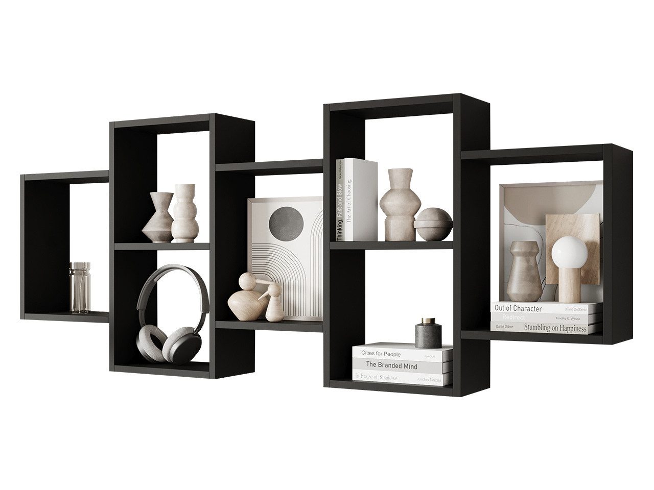 MIRJAN24 Wandregal Trio 001, 161x18x65 cm, Universell günstig online kaufen