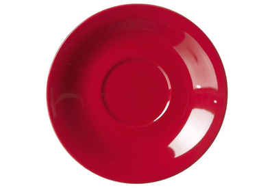 Ritzenhoff & Breker Untertasse Doppio Jumbo-Untertasse Ø 17cm Porzellan rot