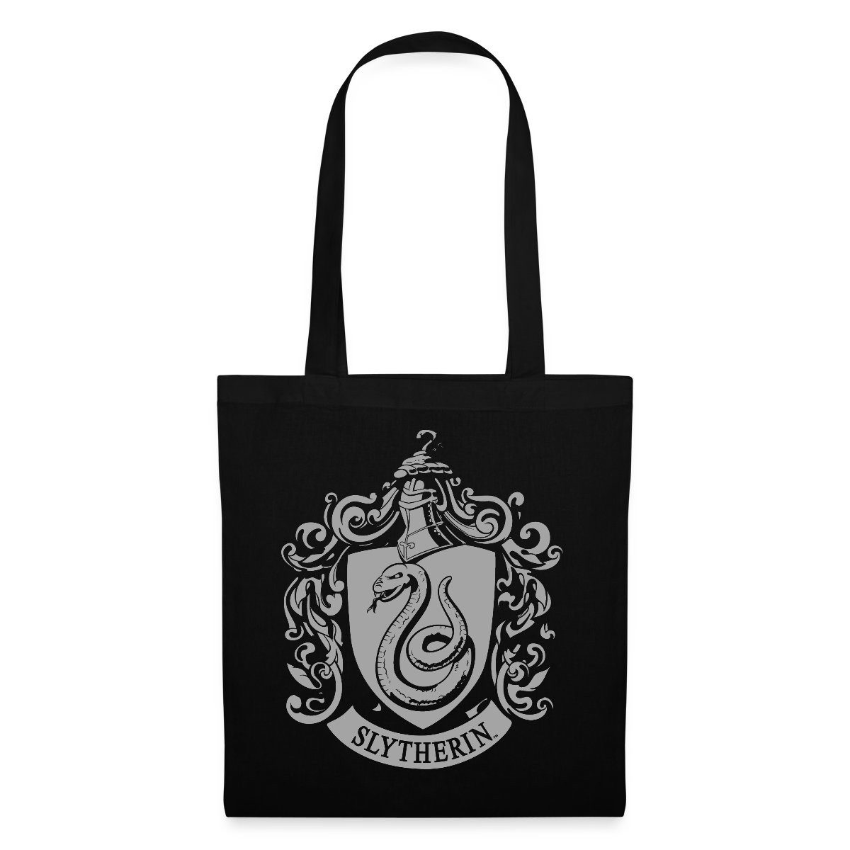 Spreadshirt Henkeltasche Harry Potter Slytherin Banner Wappen Stoffbeutel (1-tlg)