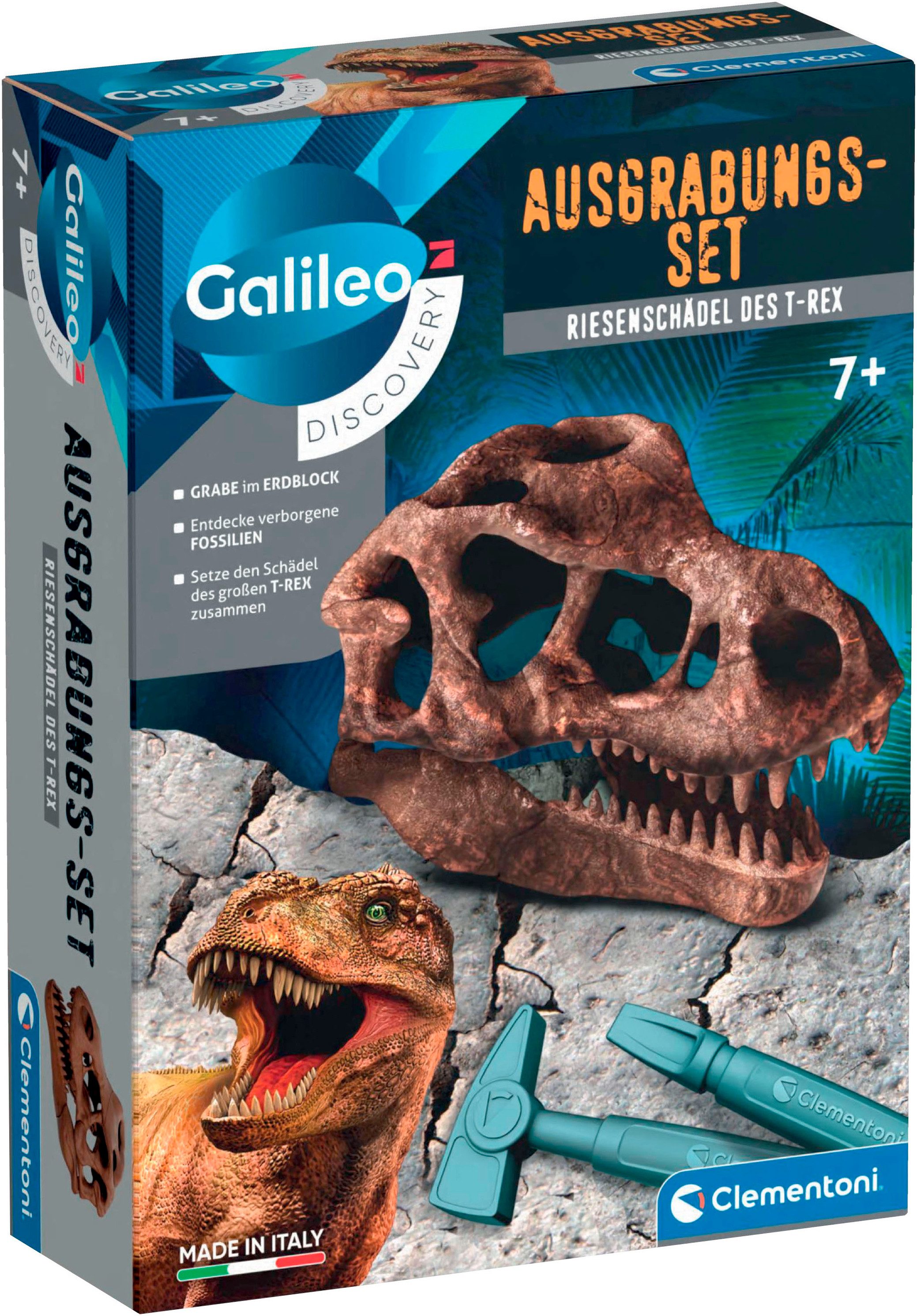 Experimentierkasten Galileo Discovery, Ausgrabungs-Set Riesenschädel des T-Rex