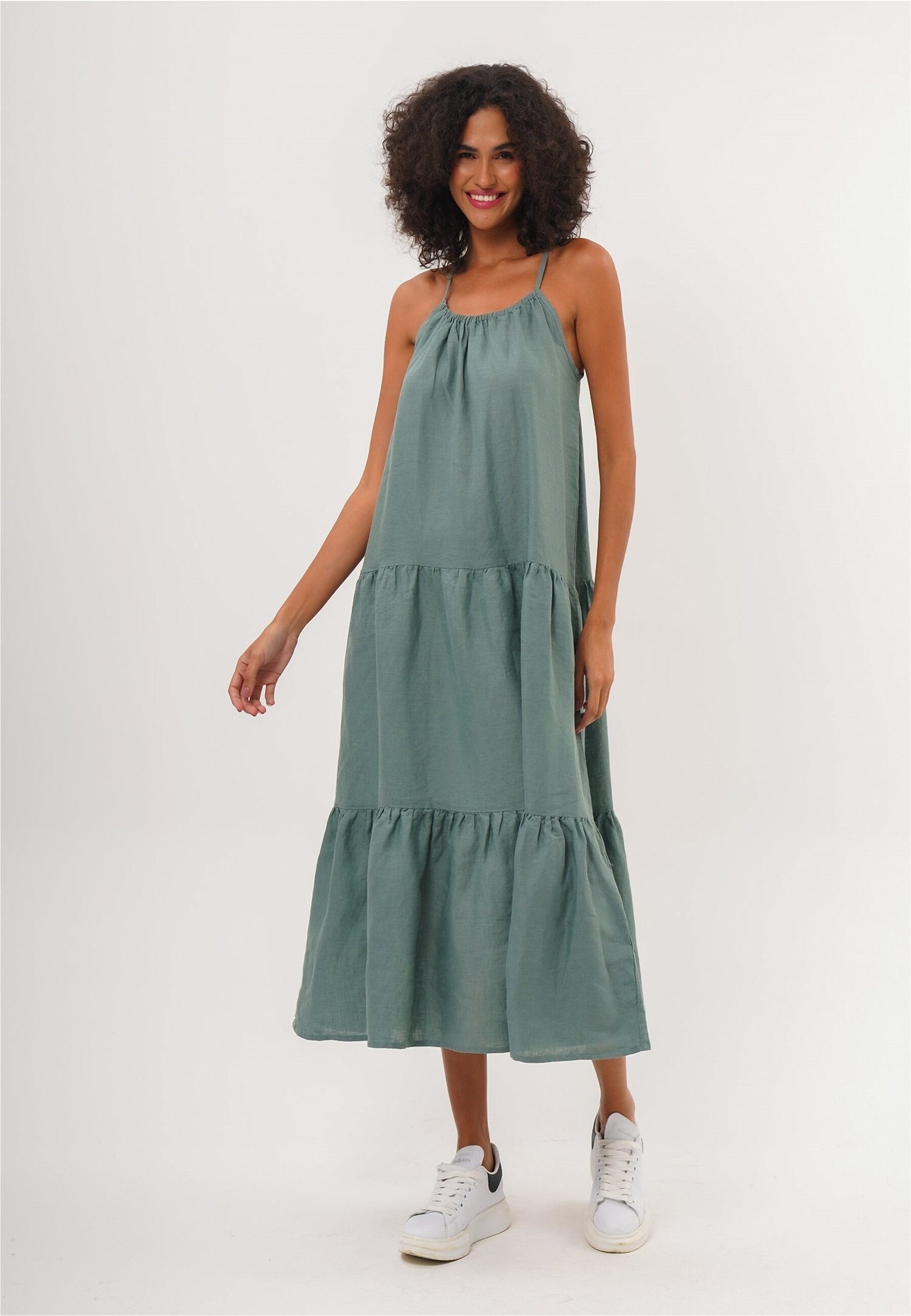 freshlions Jerseykleid "Jeanna" 1 Stk. tlg. im einfarbigen Design günstig online kaufen