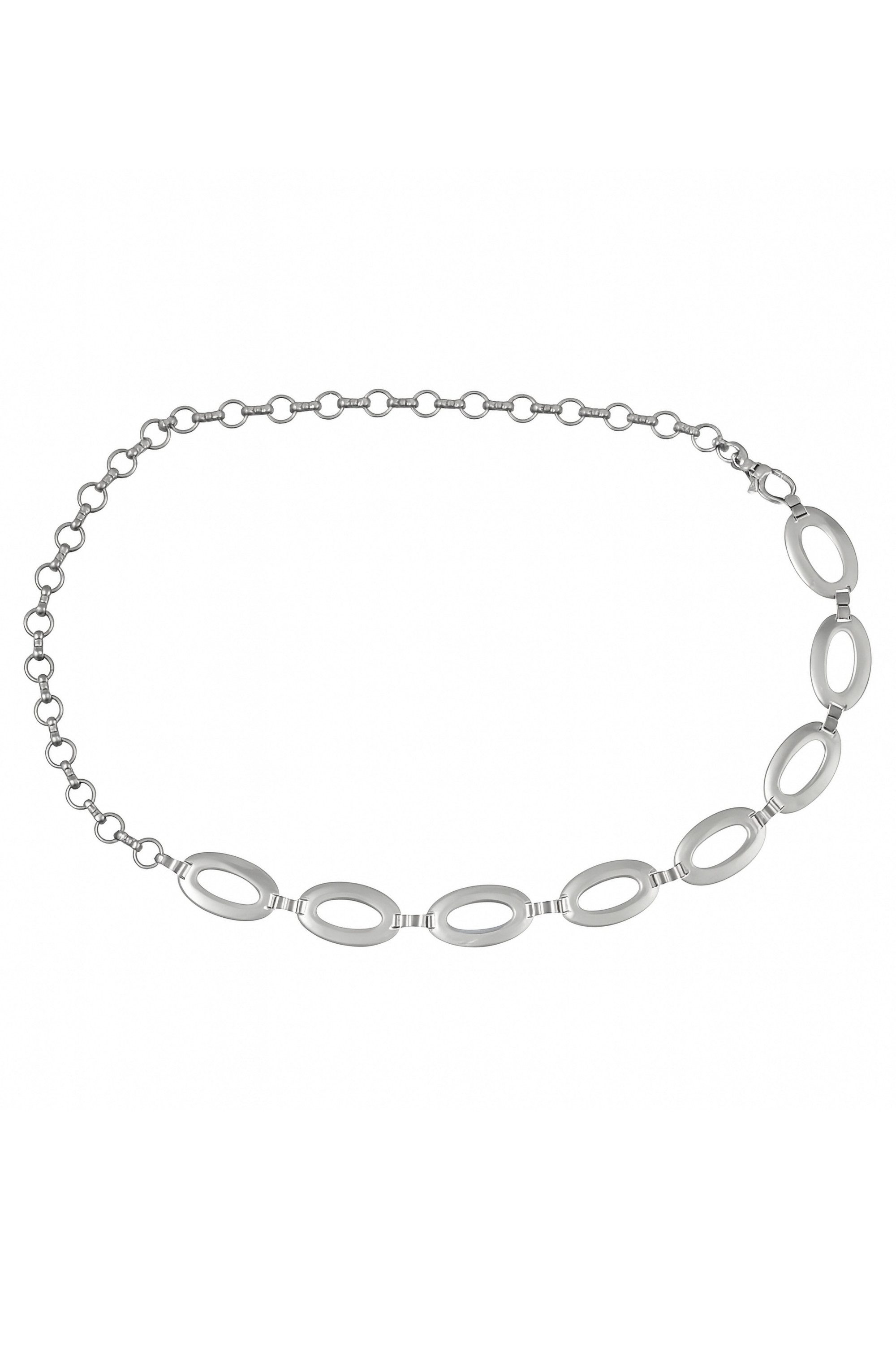 COLLEZIONE ALESSANDRO Kettengürtel Ovaly Kettengürtel in silber
