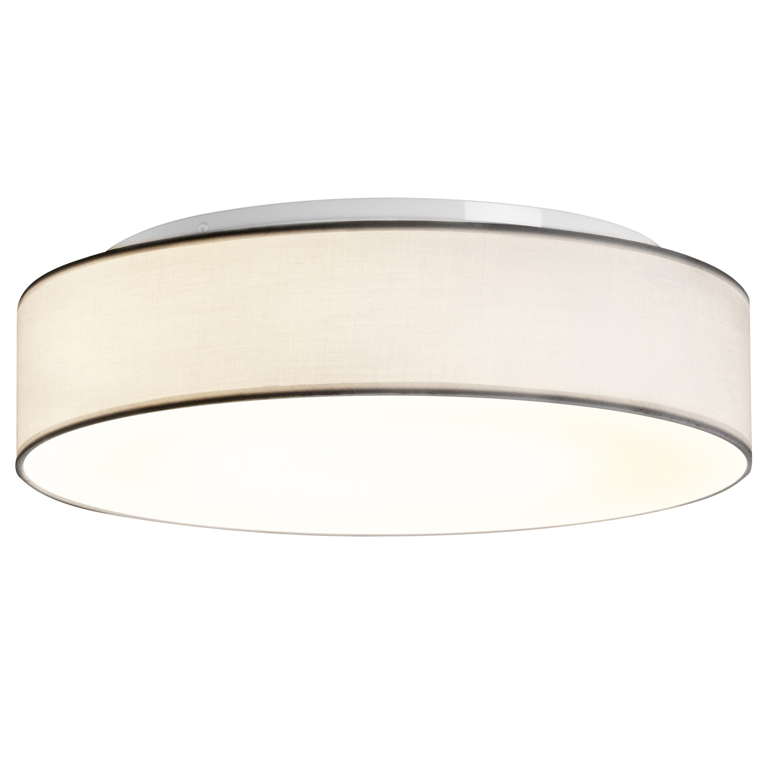 Zedelmaier Lampenschirm Deckenlampe Deckenleuchte Stoff, Max.40W/E27, ohne Leuchtmittel, Geeignet für Wohnzimmer Schlafzimmer Küche Flur Kinderzimmer