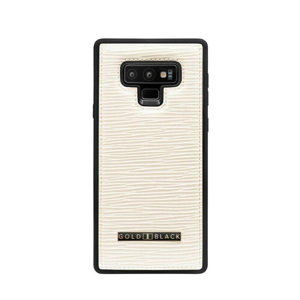 GOLDBLACK Handyhülle Samsung Galaxy Note 9 Lederhülle Unico Weiss aus ...