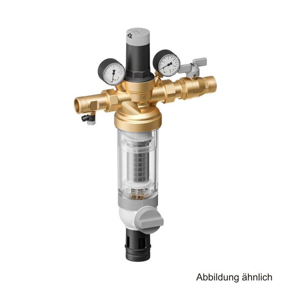 Resideo Kalk- und Wasserfilter Resideo Hauswasserstation HS10S 0,1 mm, Tülle 1"
