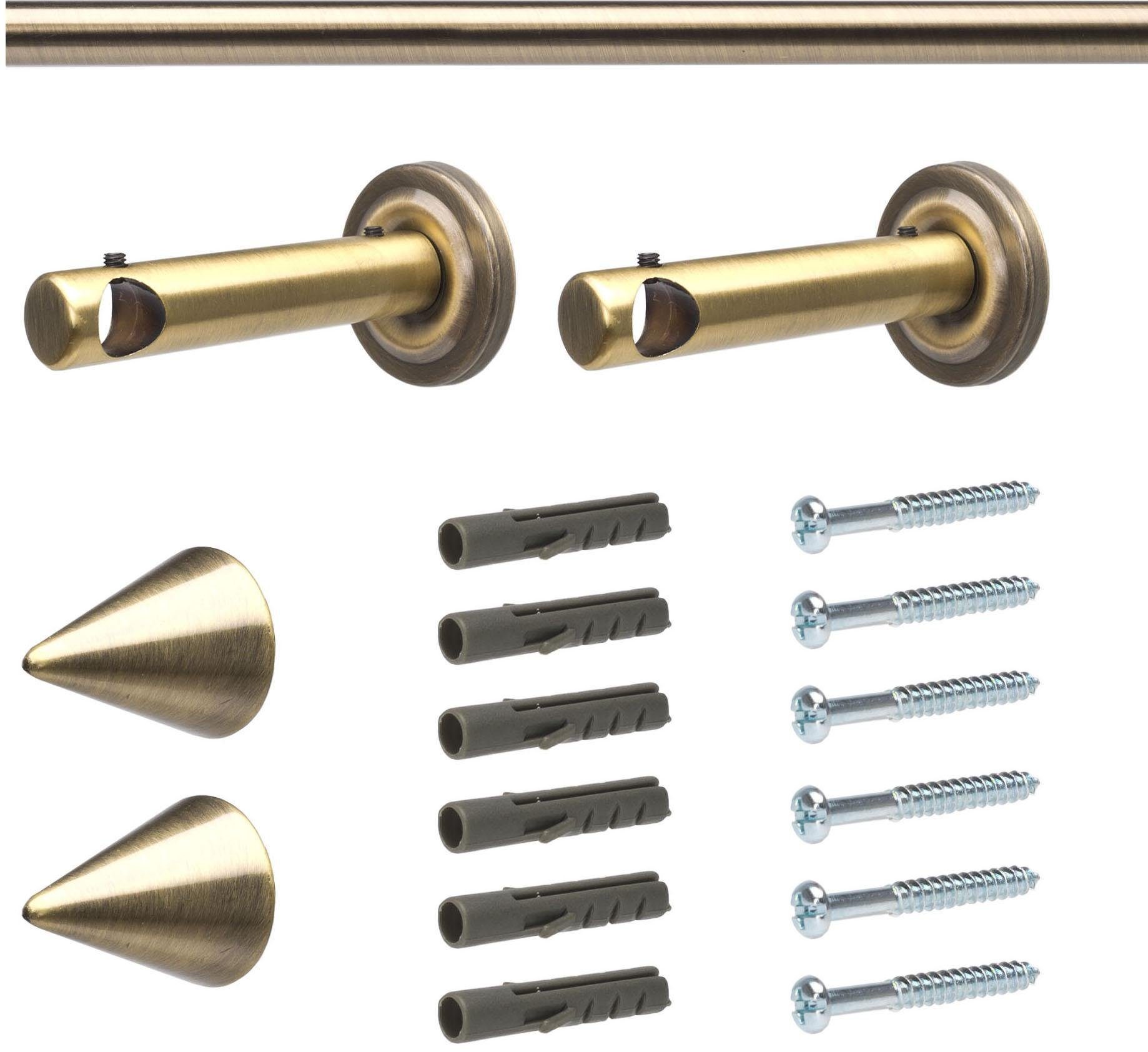 Liedeco Gardinenstange, Ø 12 mm, 1-läufig, günstig online kaufen