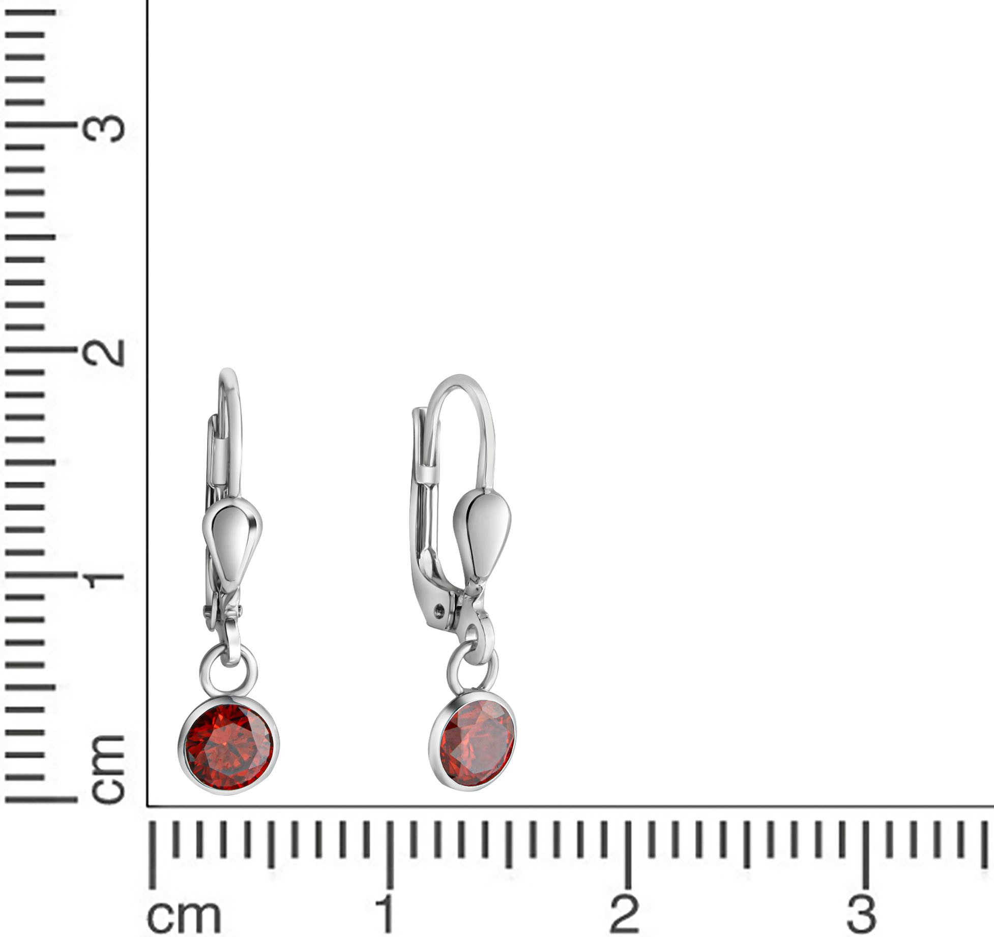 Firetti Paar Ohrhänger Schmuck Geschenk, Ohrringe, Silber 925, mit Zirkonia (synth)