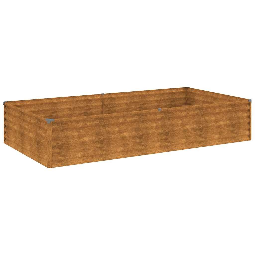 vidaXL Hochbeet Hochbeet 195x100x36 cm Cortenstahl (1 St)