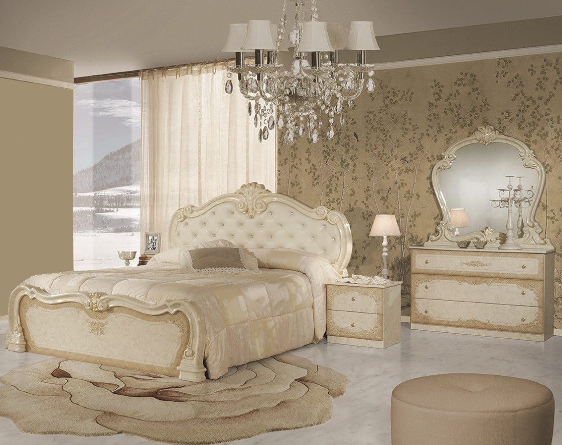 Interdesign24 Schlafzimmer-Set Serafina, (inkl. Bett 160 x 200 cm und 2 Nac günstig online kaufen