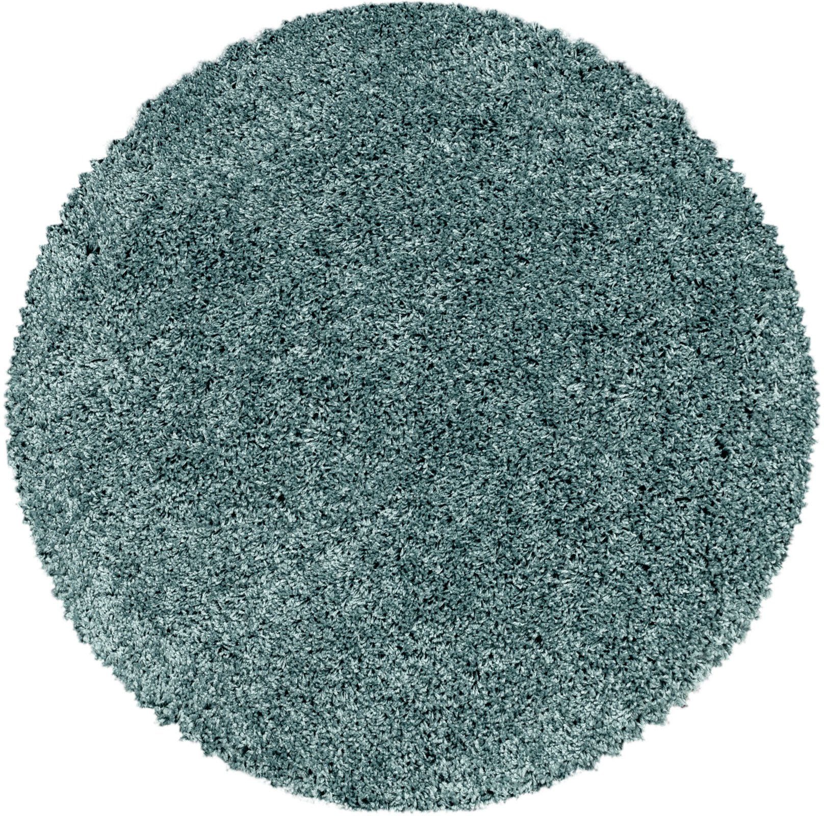 Ayyildiz Teppiche Hochflor-Teppich SYDNEY 3000, rund, Höhe: 30 mm, Shaggy, Langflor, uni, auch in rund, Wohnzimmer