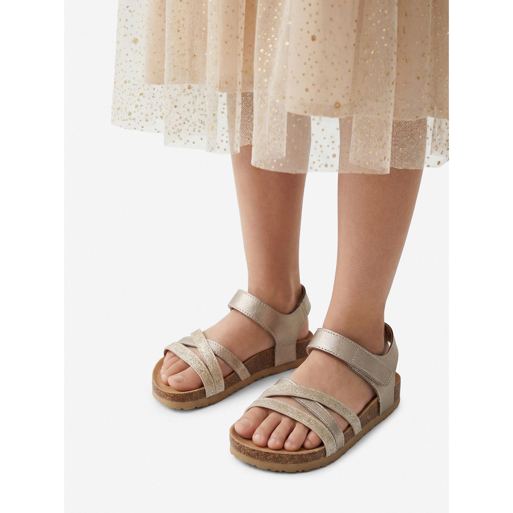 DeeZee Deezee Sandalen Mädchen Gold Sandale