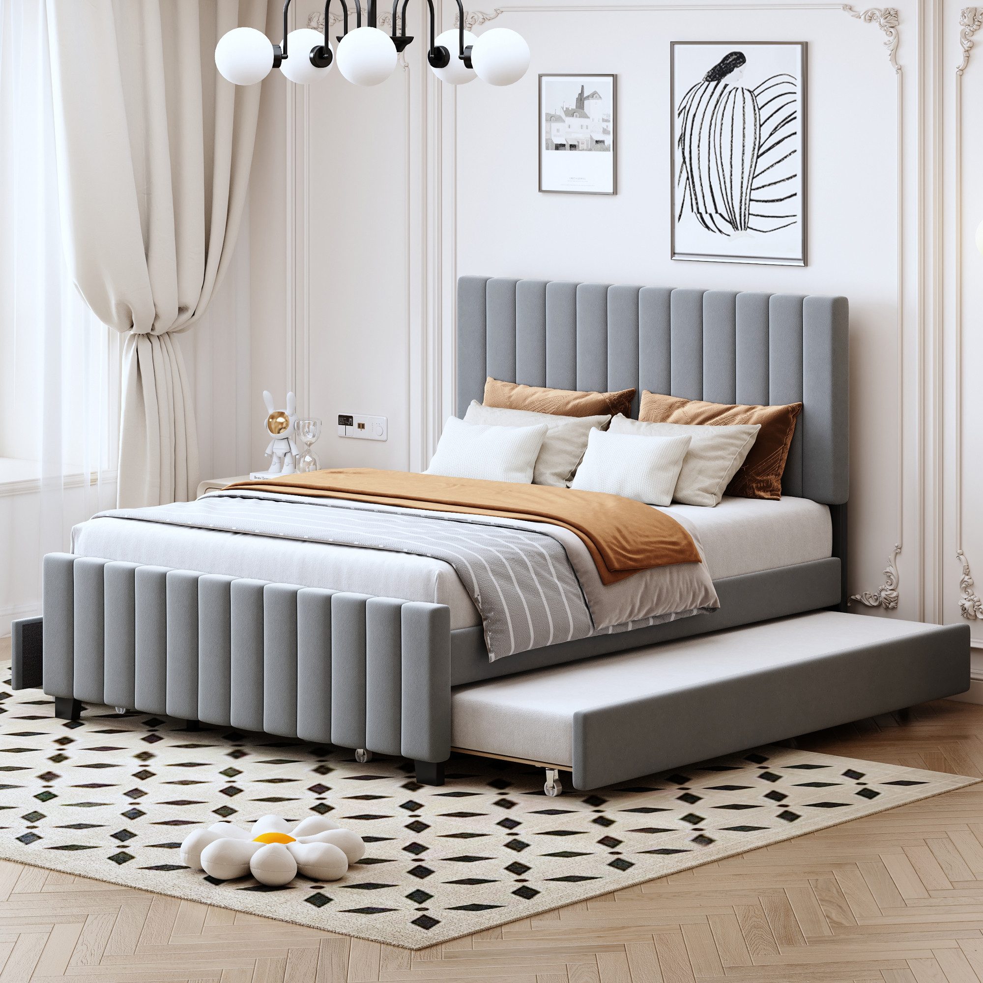 Flieks Polsterbett, Kinderbett Doppelbett 140x190cm mit günstig online kaufen