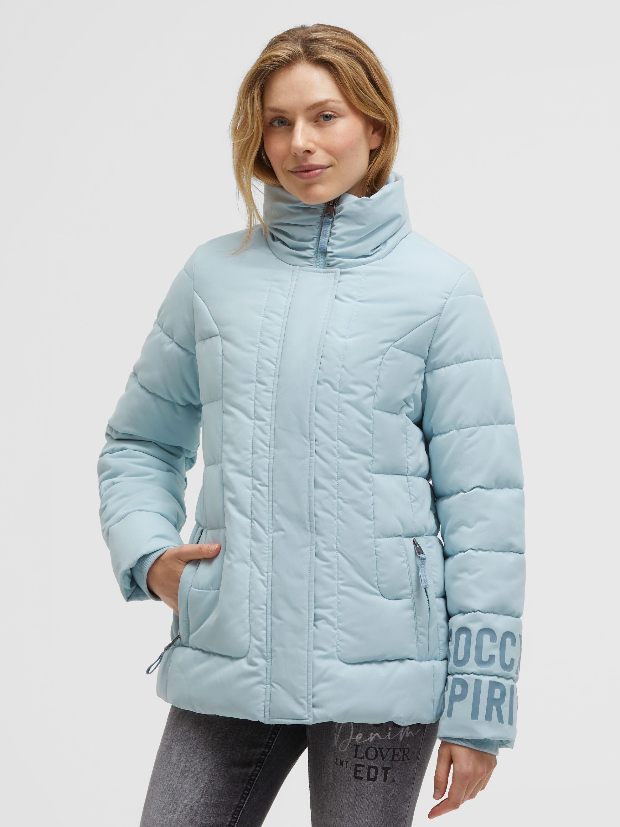 SOCCX Winterjacke mit Reißverschluss an den Einschubtaschen