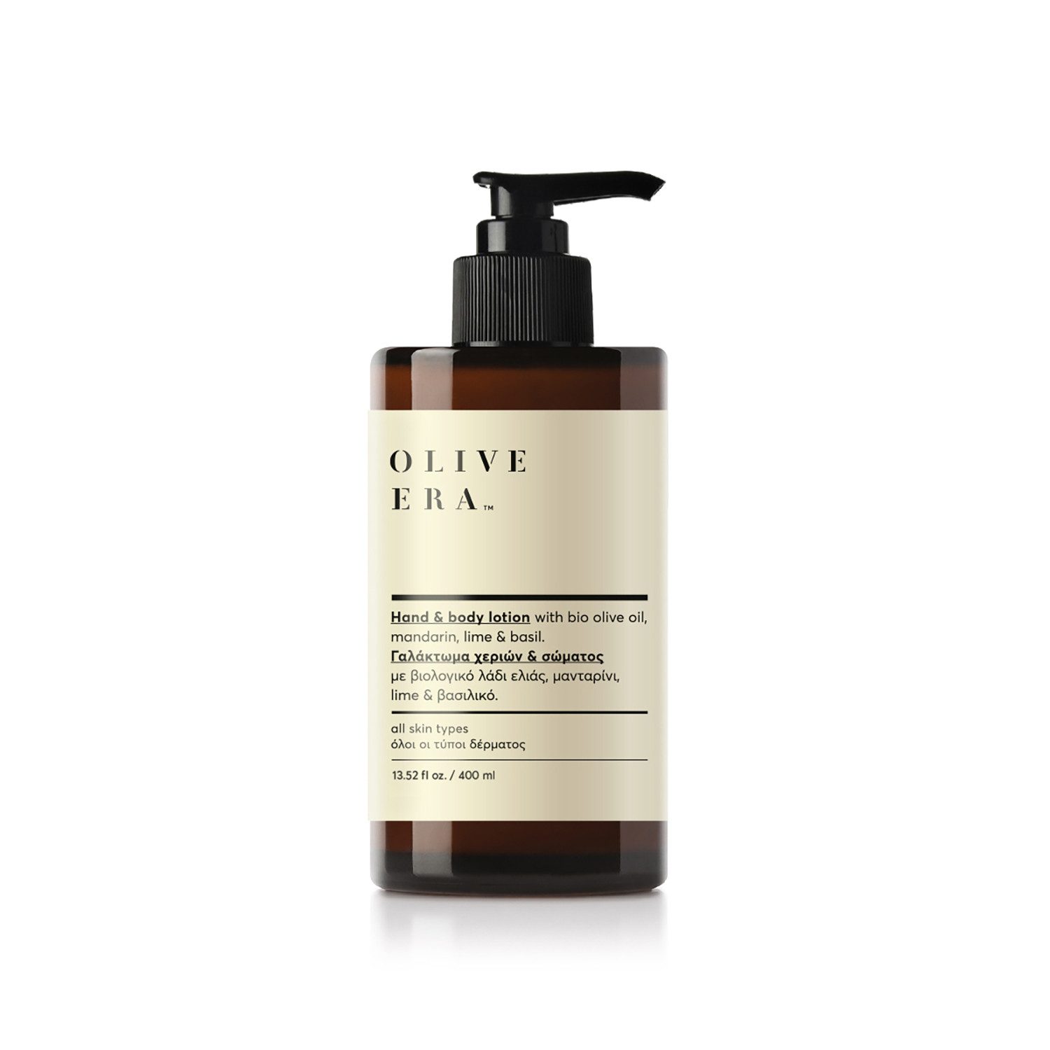 OLIVE ERA Feuchtigkeitscreme Body Lotion 400ml Mandarine, 1-tlg.